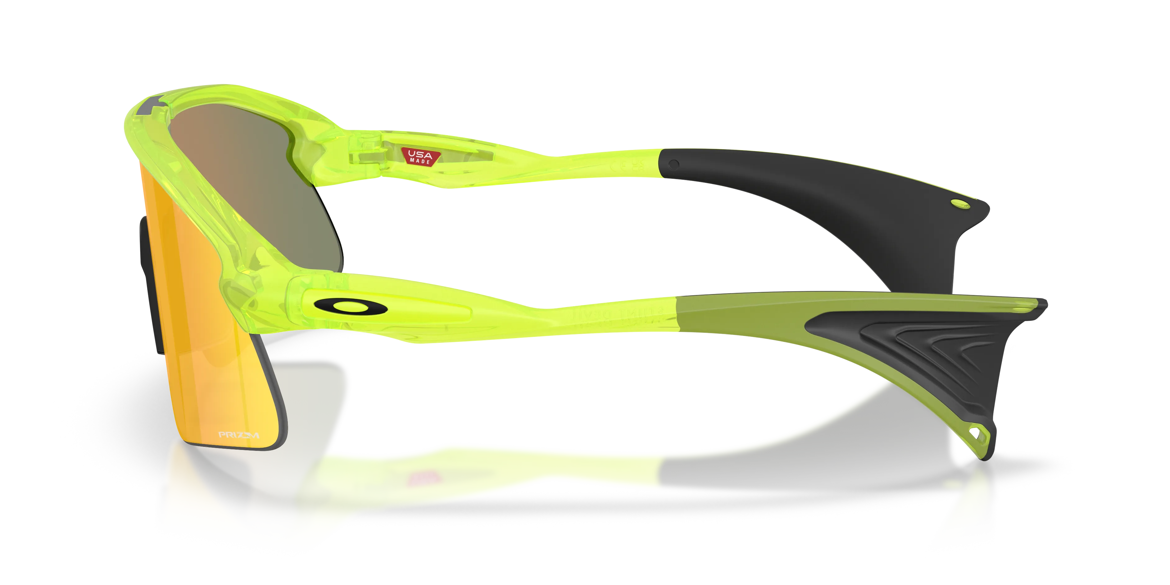 Oakley OO9517 STUNT DEVIL 951703 Occhiali da sole O_Matter Verde Rosso Squadrata Normale - immagine 4