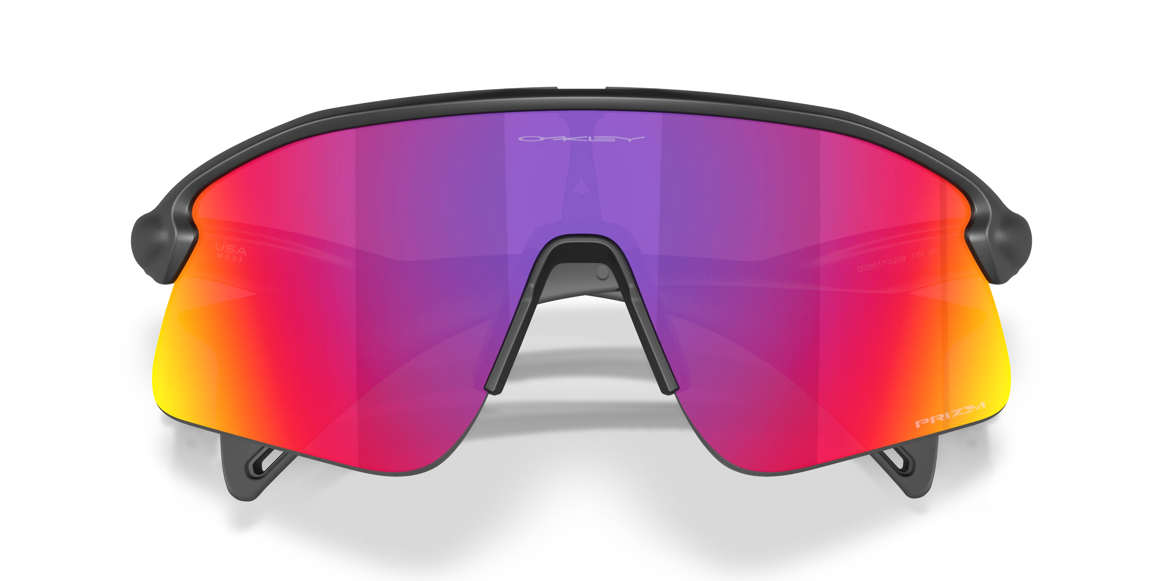 Oakley OO9517 STUNT DEVIL 951702 Occhiali da sole O_Matter Nero Viola Squadrata Normale - immagine 2