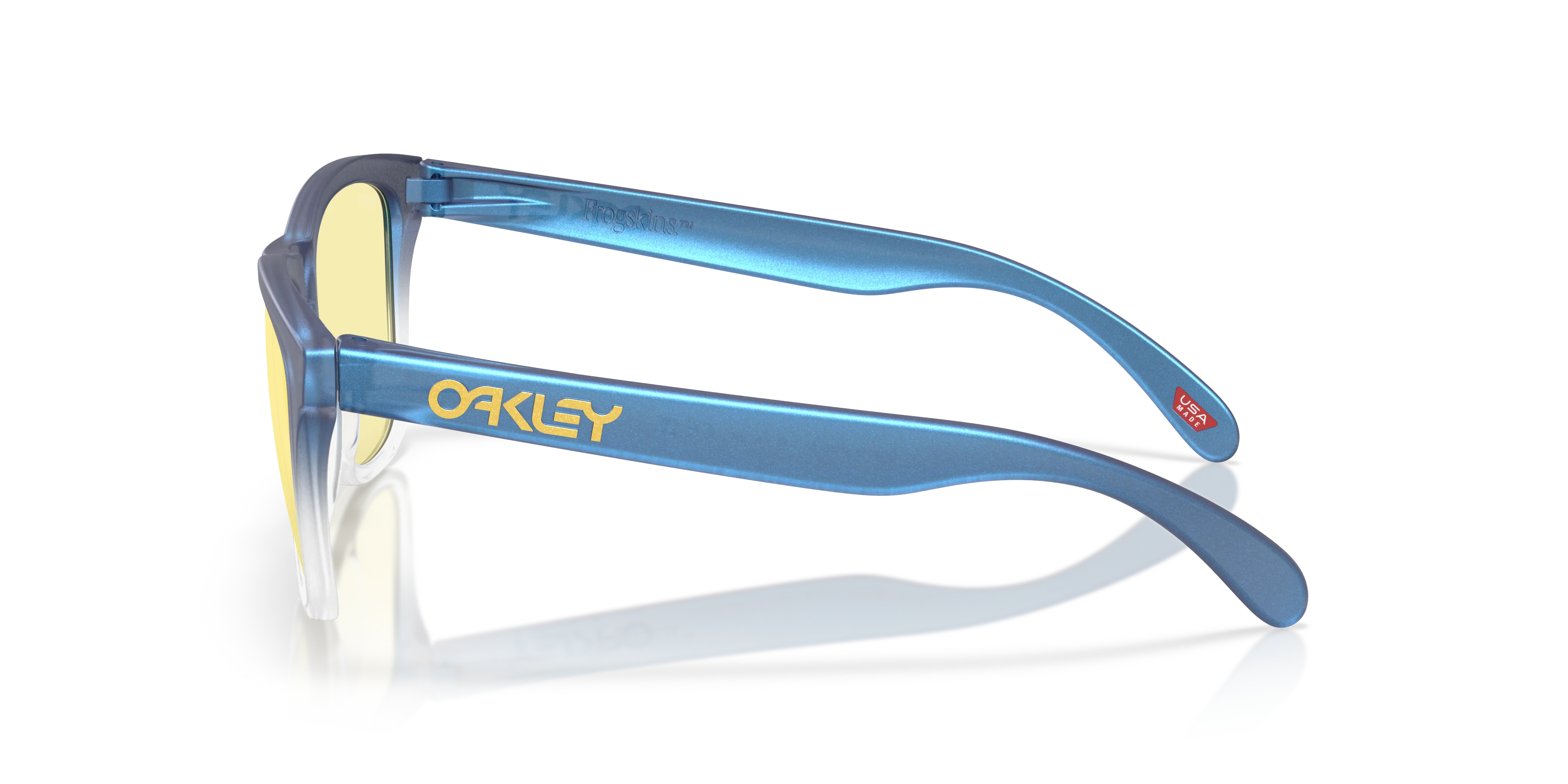 Oakley OO9013 FROGSKINS 9013M4 Occhiali da sole O_Matter Blu Squadrata Normale - immagine 4