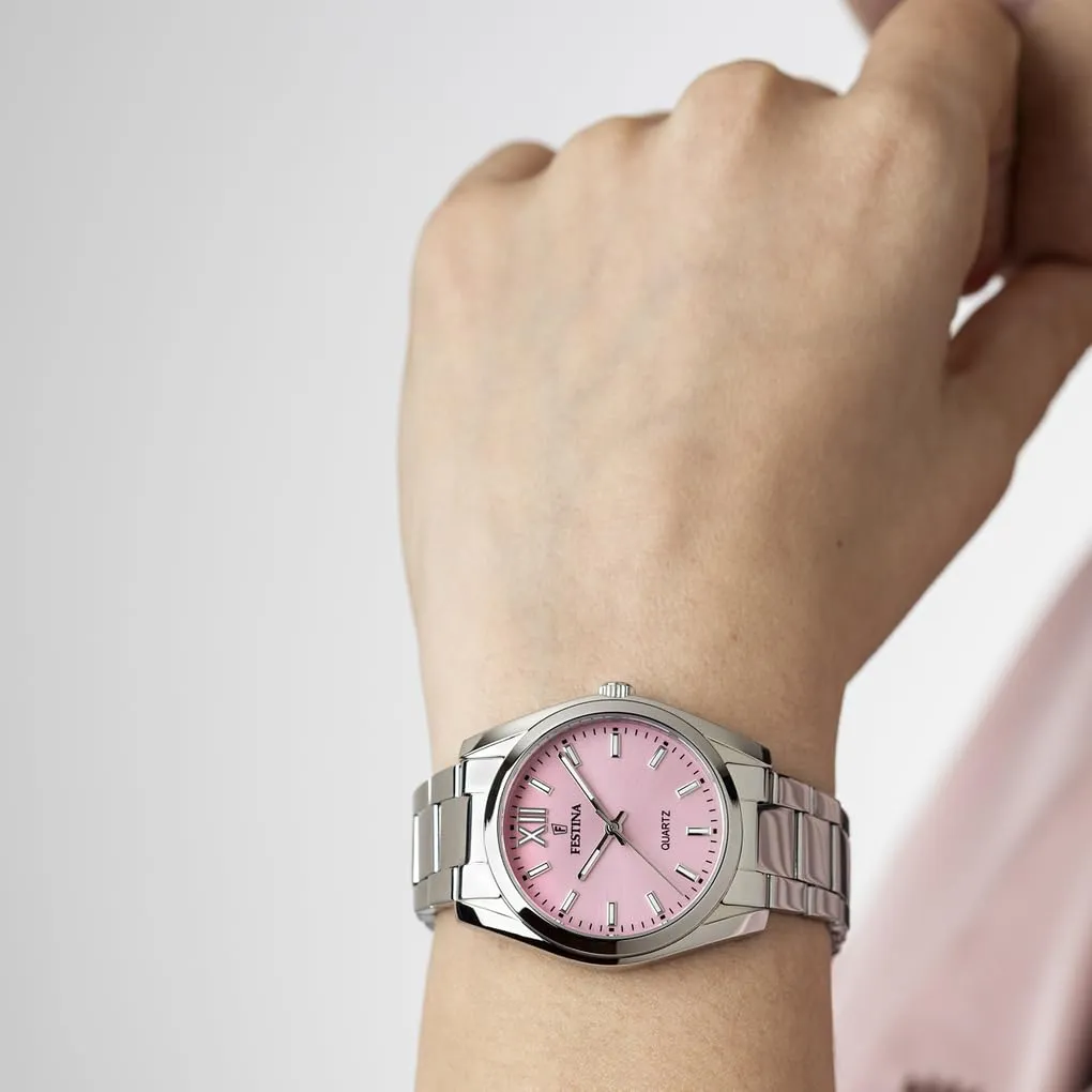 Festina Orologio Donna Analogico in Acciaio Inossidabile 316l Argentato - immagine 3