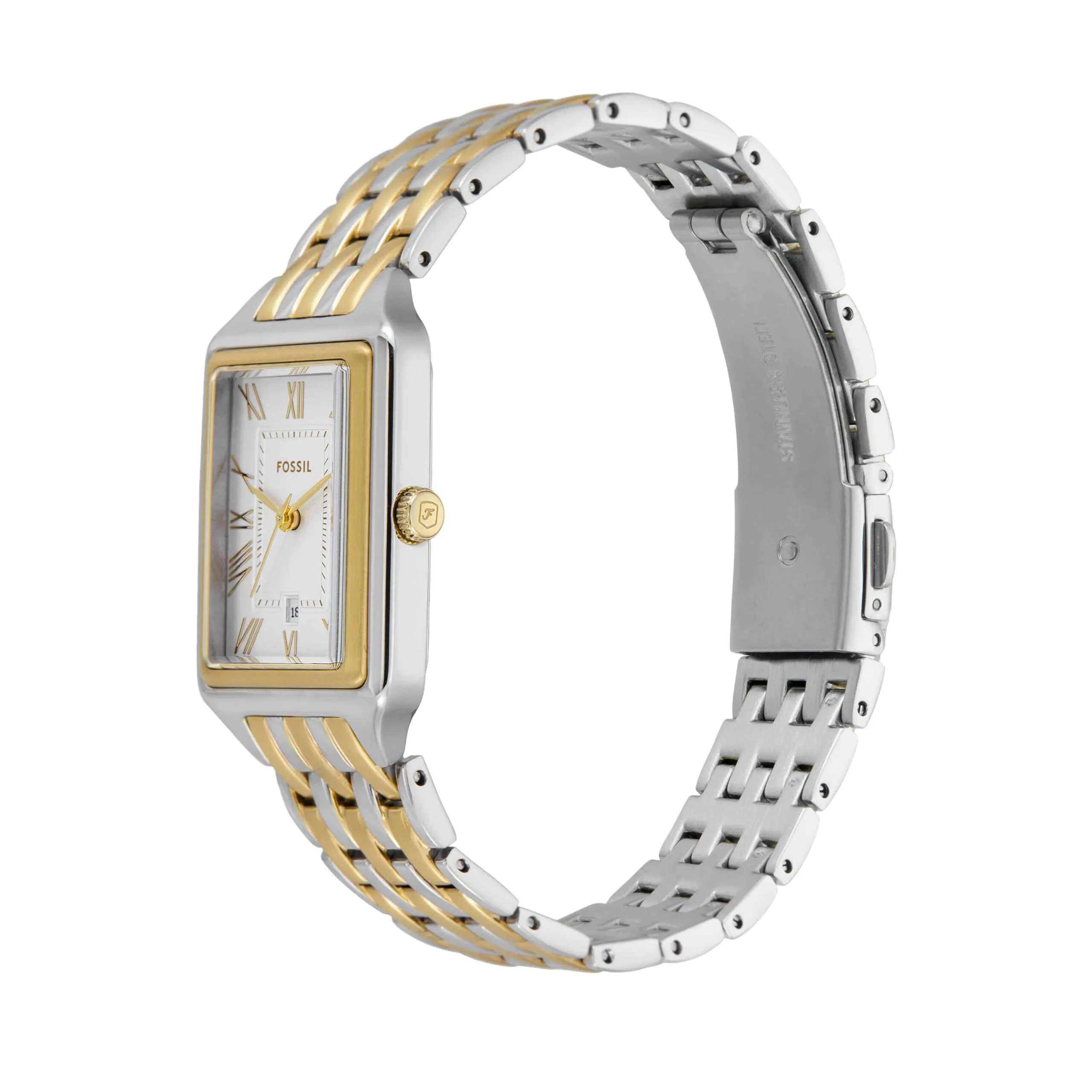 Fossil Orologio Raquel per donna, Movimento al quarzo a tre lancette con cinturino in acciaio inossidabile - immagine 3