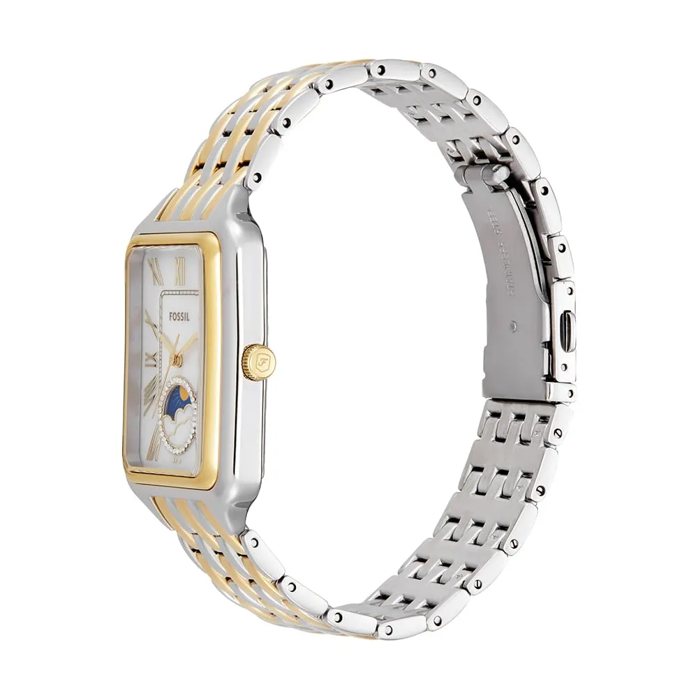 Fossil Orologio Raquel per donna, Movimento al quarzo a tre lancette con cinturino in acciaio inossidabile - immagine 3