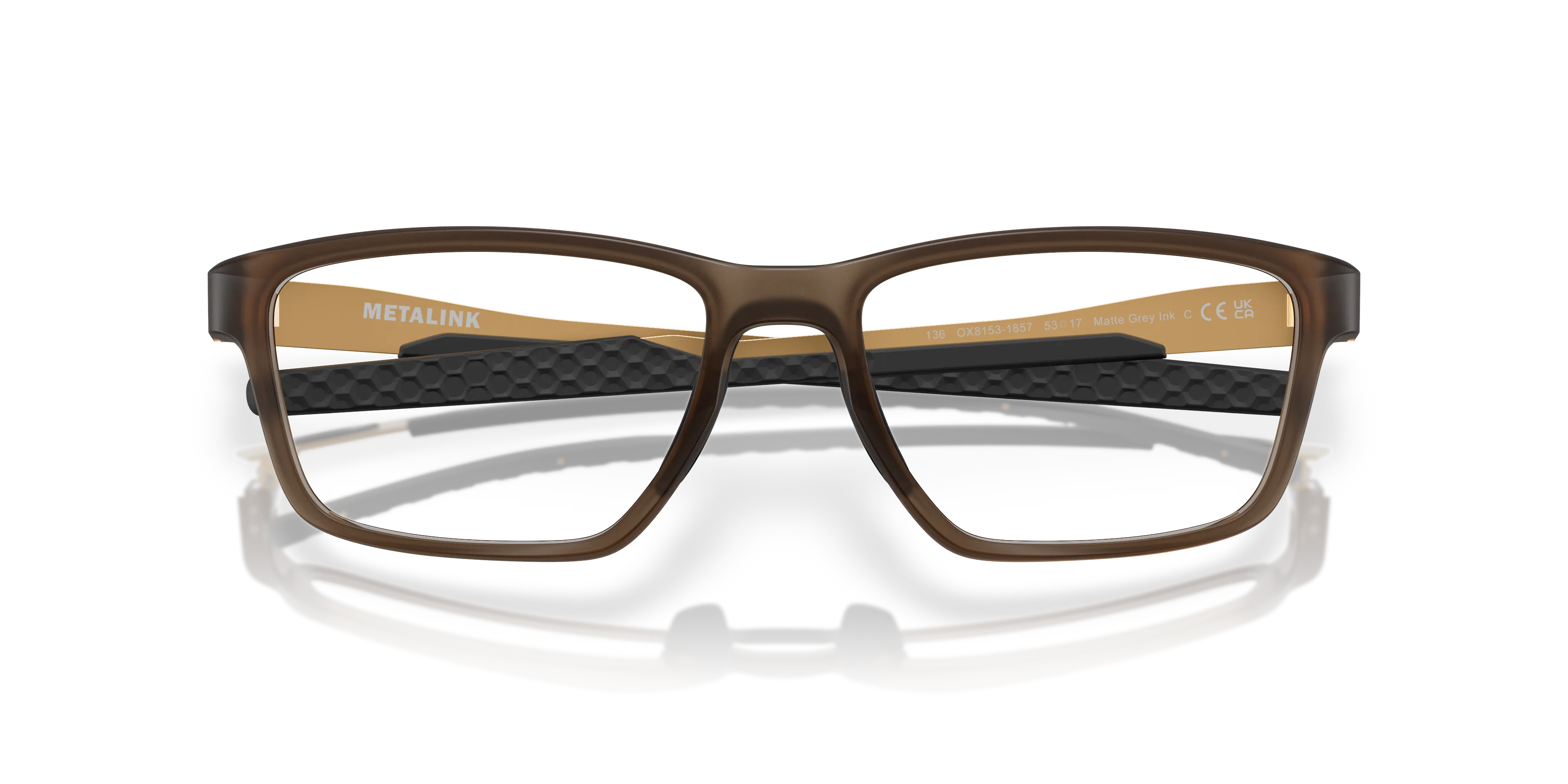 Oakley OX8153 METALINK 815318 Montature da vista O_Matter Grigio Squadrata Normale - immagine 2