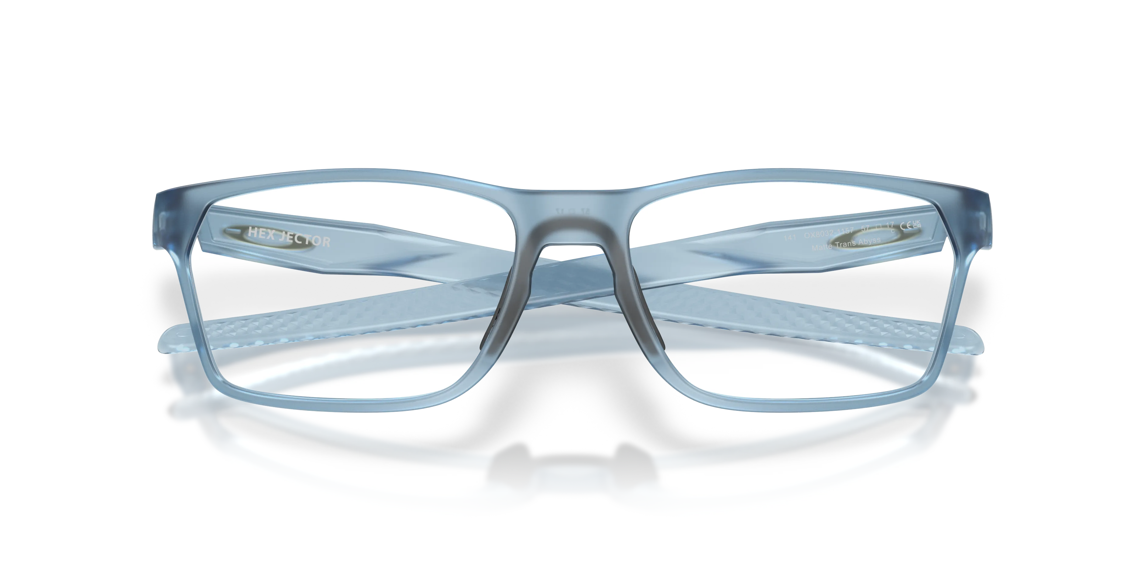 Oakley OX8032 HEX JECTOR 803211 Montature da vista O_Matter Blu Squadrata Normale - immagine 2