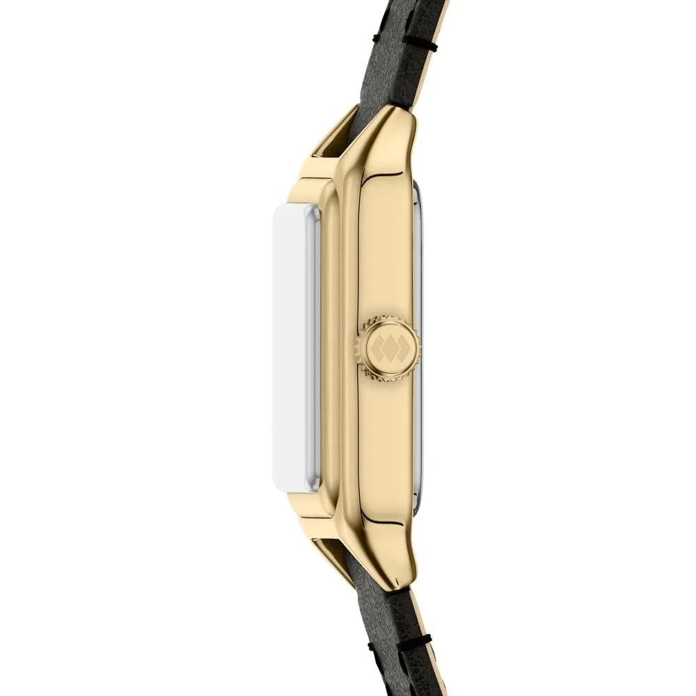 Fossil Raquel - Orologio da donna al quarzo, movimento a tre lancette con cinturino in acciaio inox, Oro Pallido Francese, 18MM, Cinturino - immagine 4