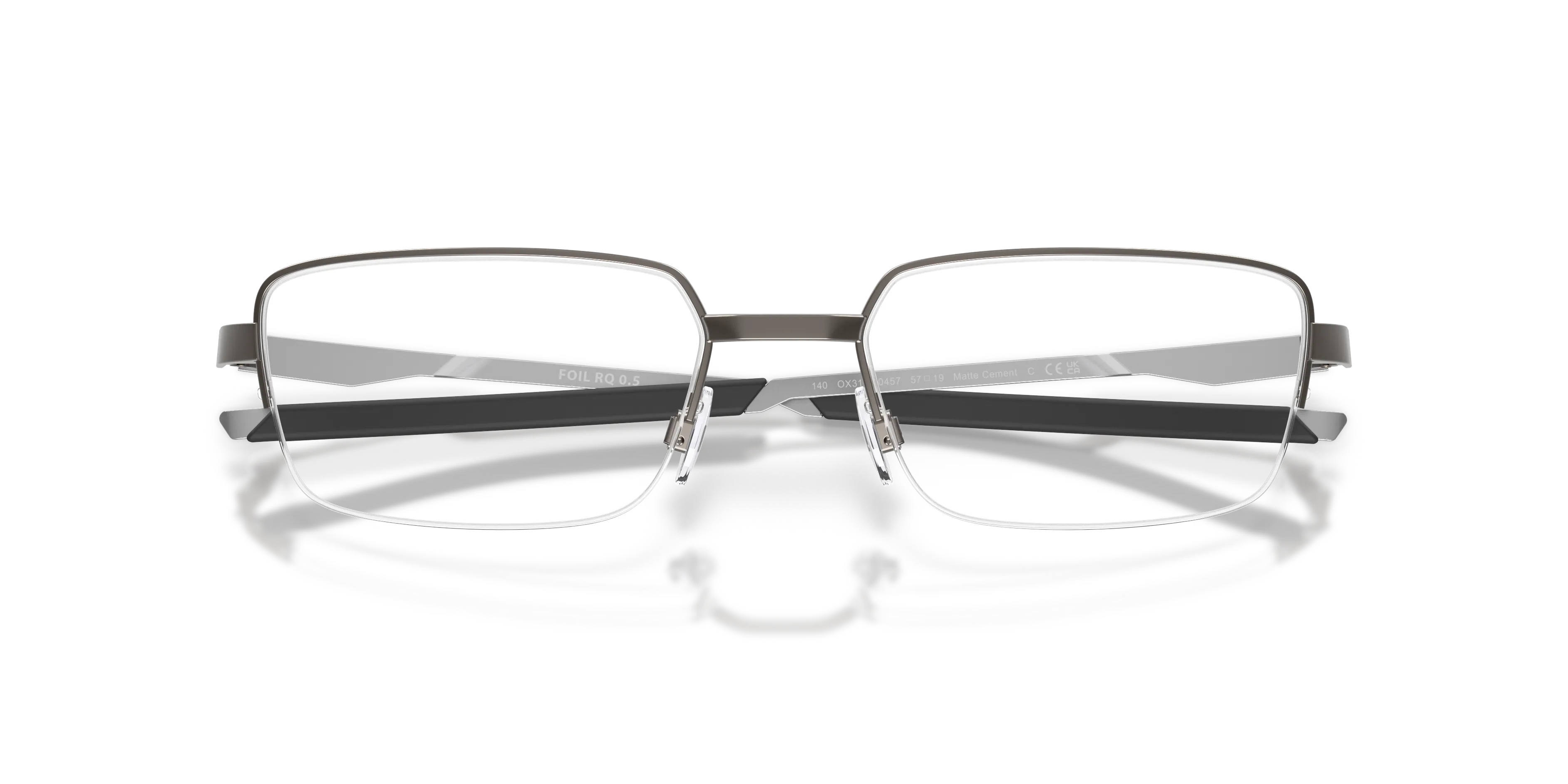 Oakley OX3100 FOIL RQ 0.5 310004 Montature da vista Metallo Grigio Squadrata Normale - immagine 2