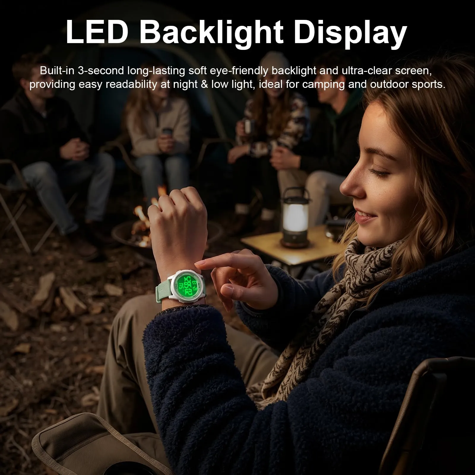 CIVO Orologio Donna Sportivo Digitale: Impermeabile Ultra Sottile con LED - immagine 4