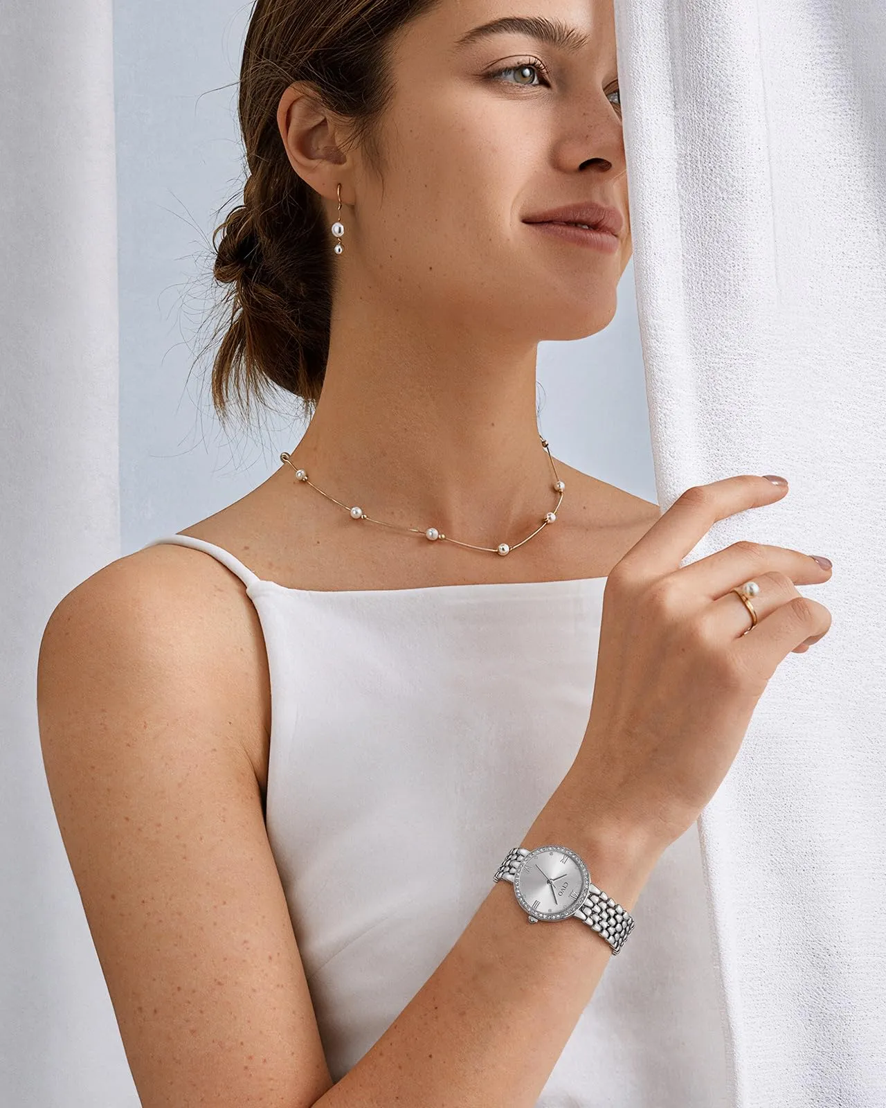 CIVO Orologio Donna con Bracciale Abbinato: Elegante Orologio Analogico - immagine 3