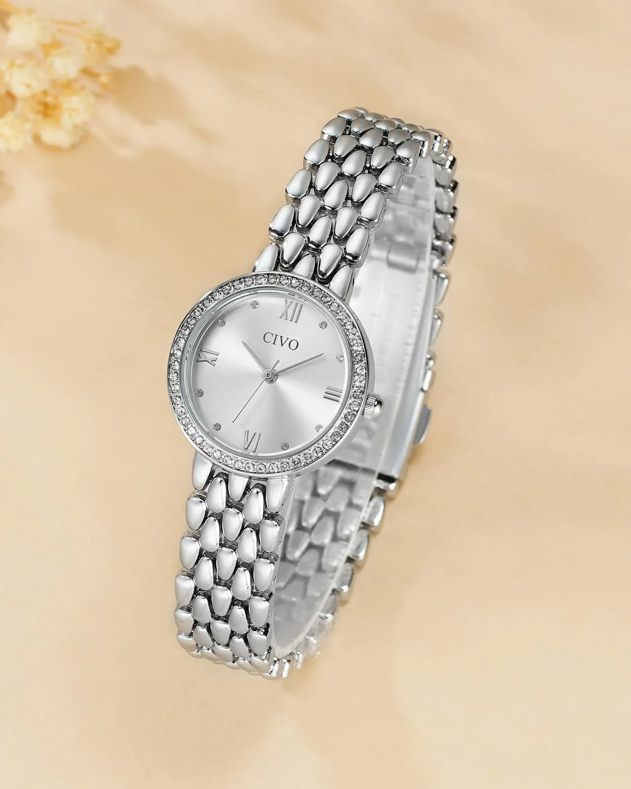 CIVO Orologio Donna con Bracciale Abbinato: Elegante Orologio Analogico - immagine 7
