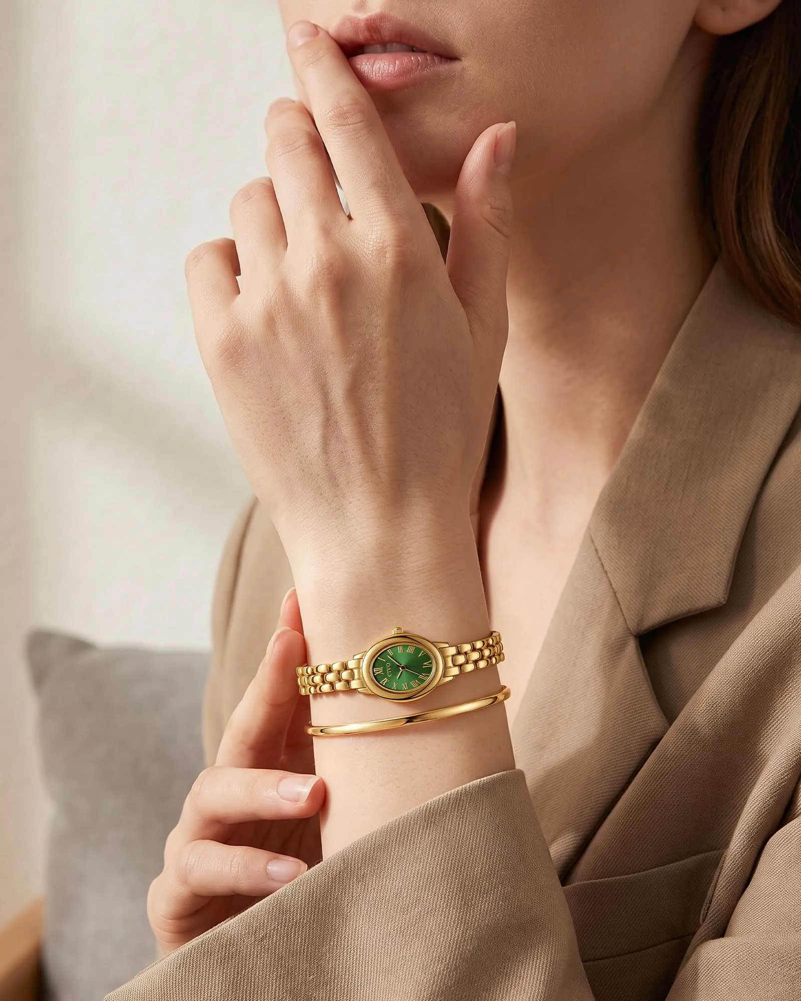 CIVO Orologio da Donna Stile Vintage: Elegante Orologi Analogico - immagine 2