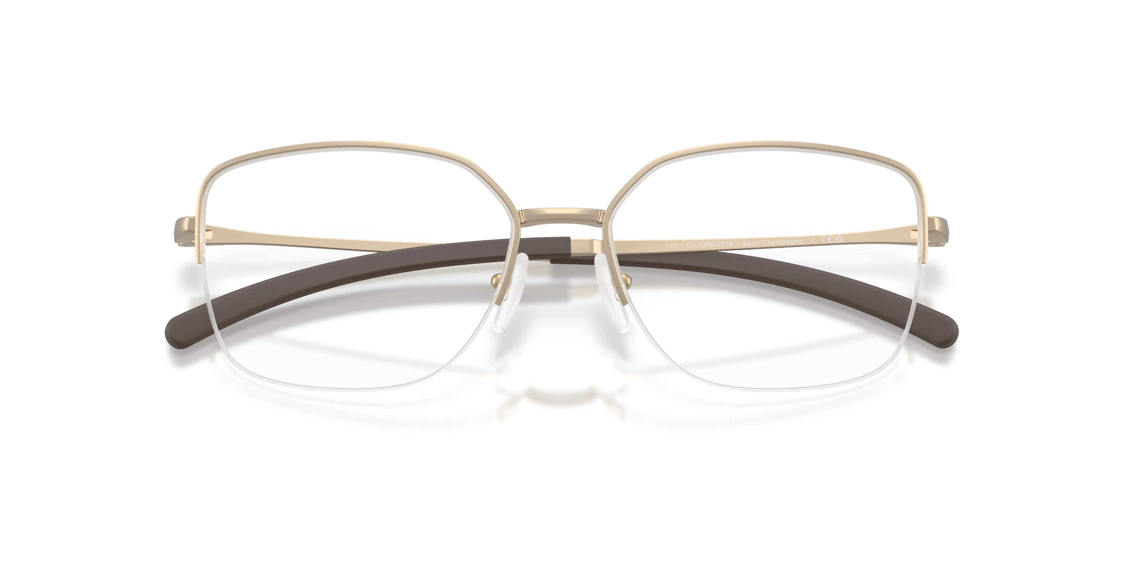 Oakley OX3006 MOONGLOW 300609 Montature da vista Metallo Giallo Rotonda Normale - immagine 2