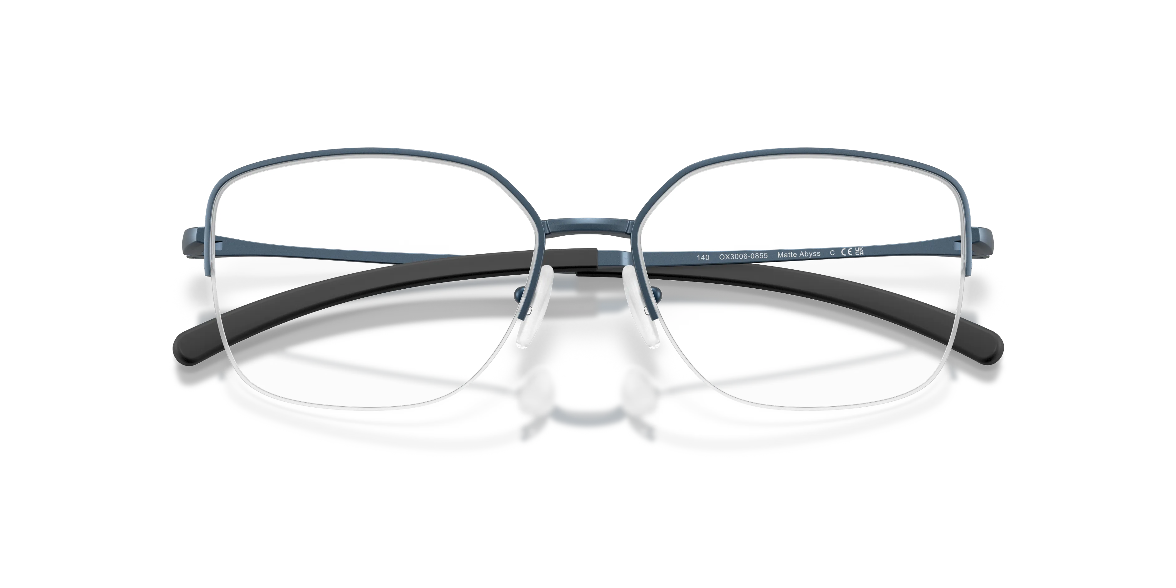 Oakley OX3006 MOONGLOW 300608 Montature da vista Metallo Blu Rotonda Normale - immagine 2