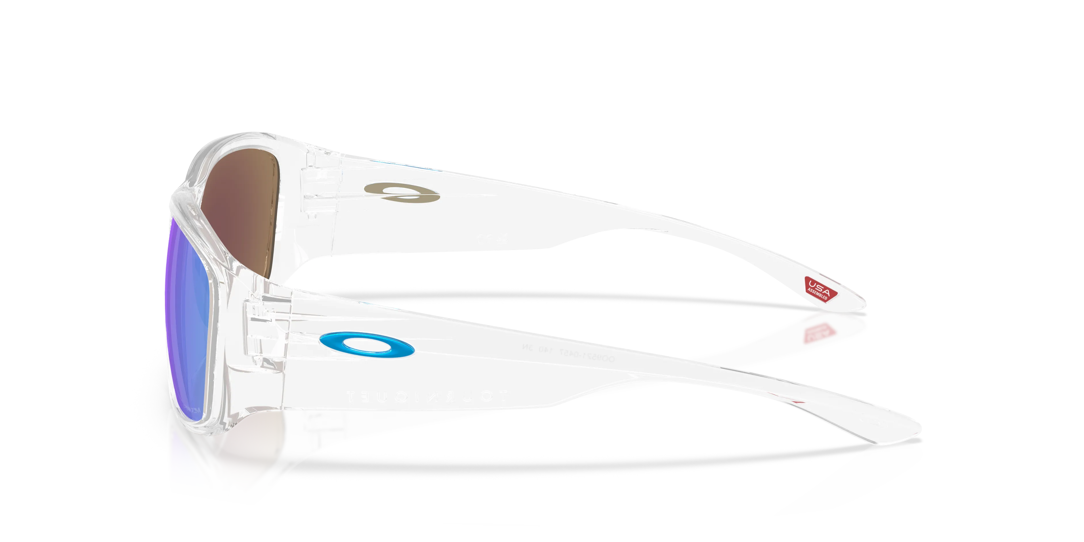 Oakley OO9521 TOURNIQUET 952104 Occhiali da sole O_Matter Trasparente Blu Squadrata Normale - immagine 4