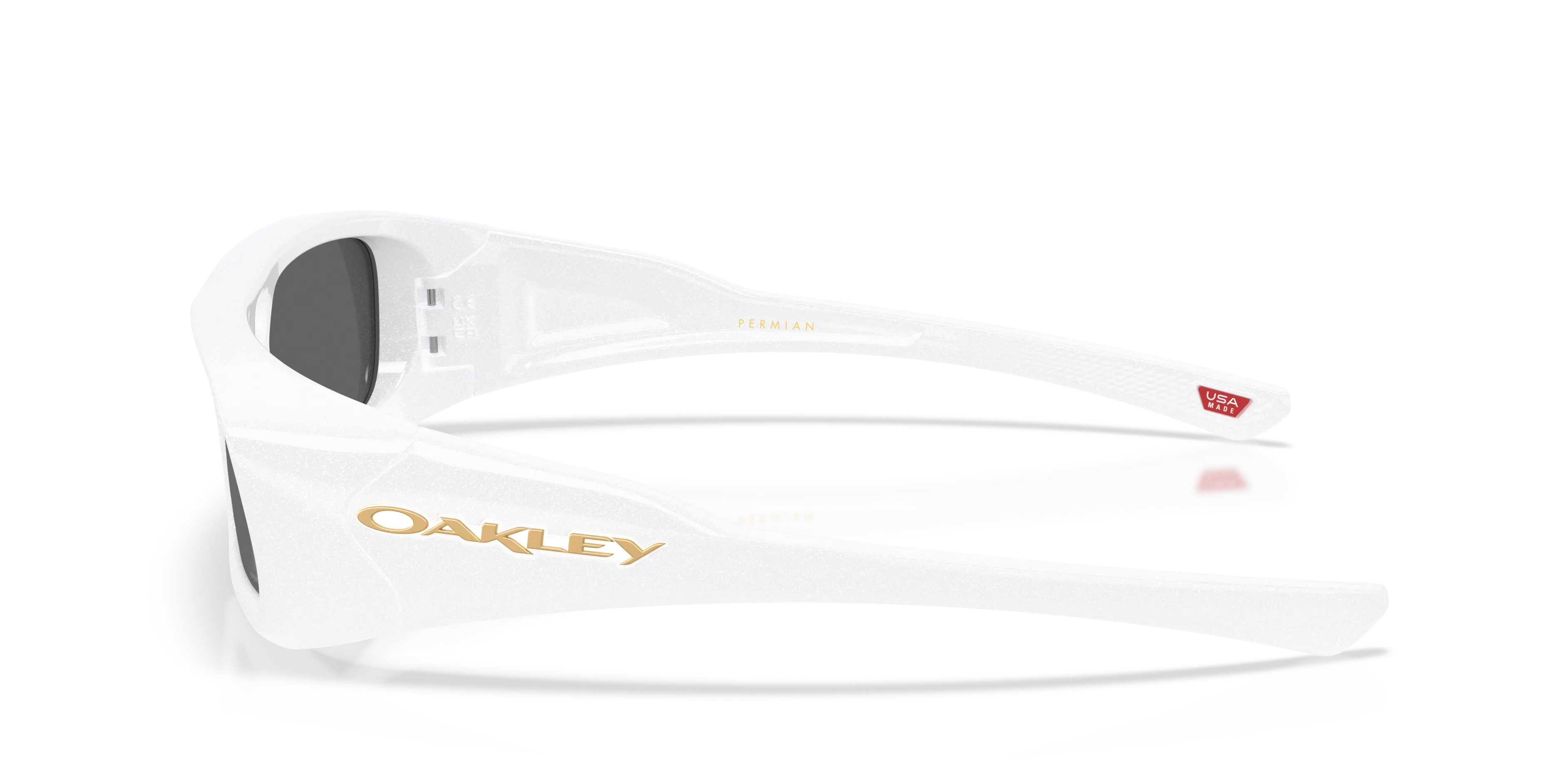 Oakley OO9520 PERMIAN 952002 Occhiali da sole O_Matter Bianco Grigio Squadrata Normale - immagine 4