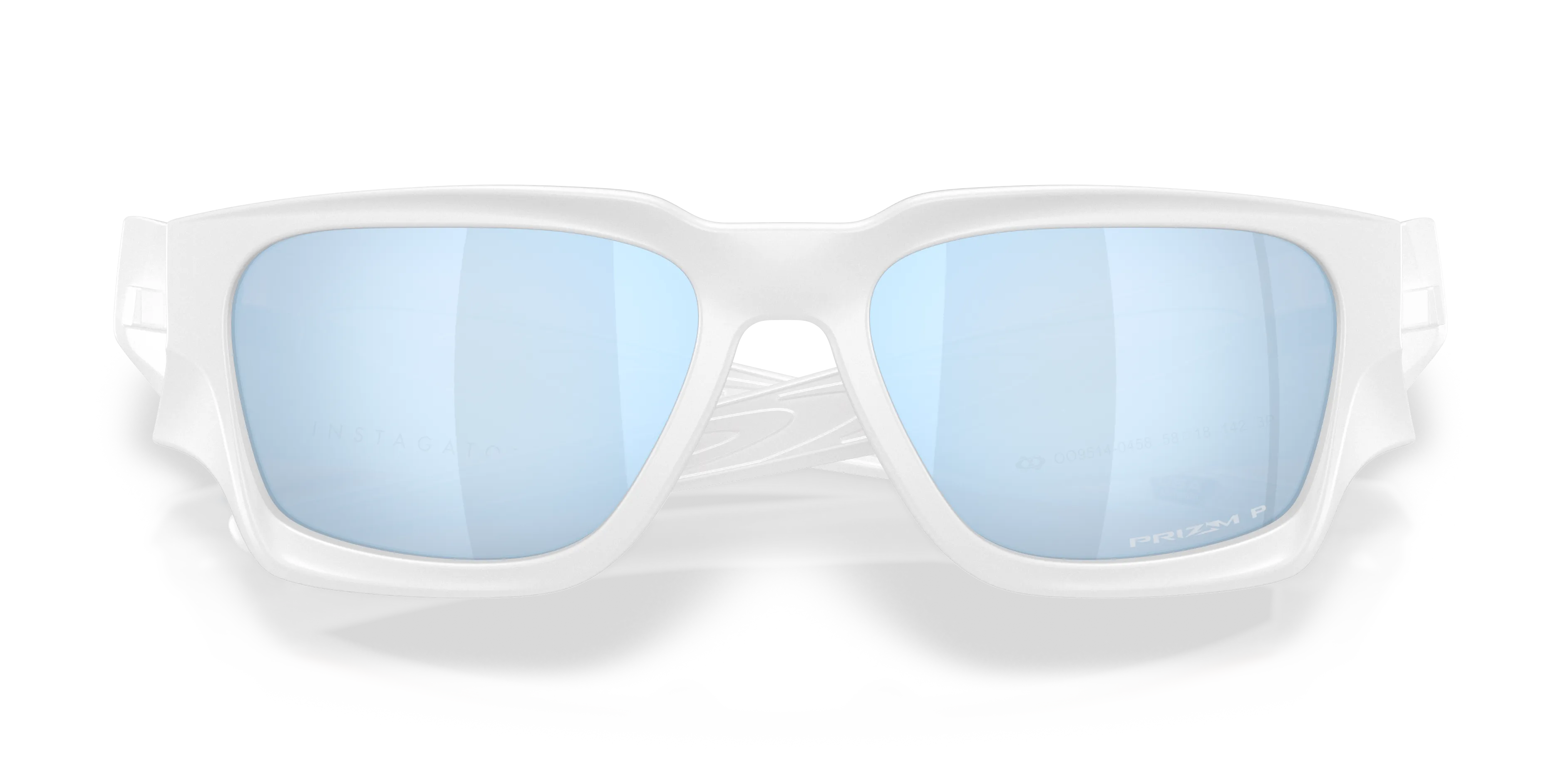 Oakley OO9514 INSTAGATOR 951404 Occhiali da sole O_Matter Bianco Blu Squadrata Polarizzata - immagine 2