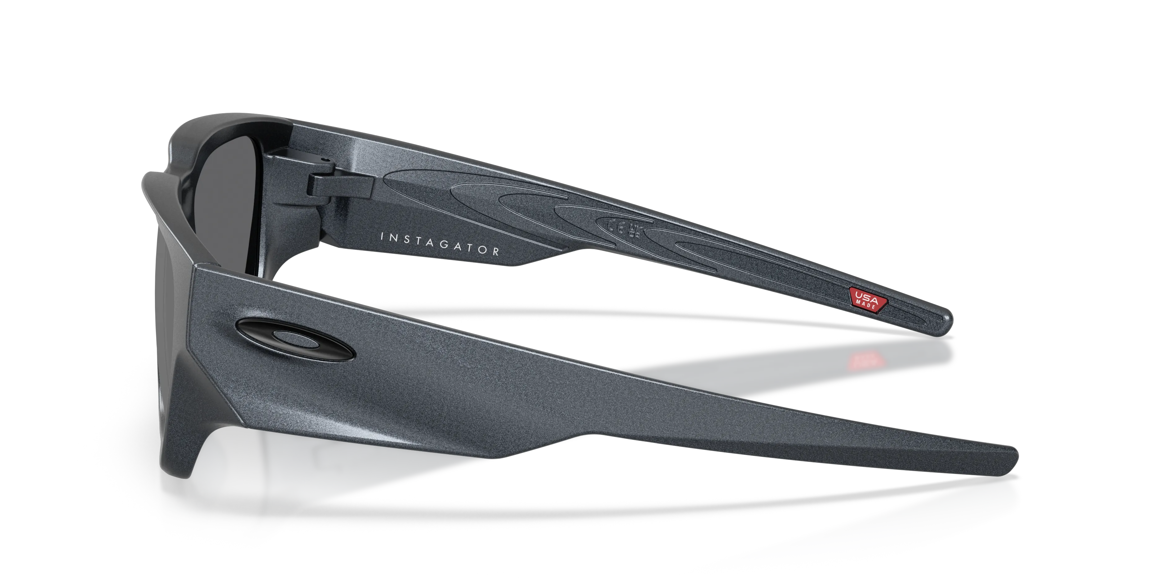 Oakley OO9514 INSTAGATOR 951403 Occhiali da sole O_Matter Grigio Grigio Squadrata Normale - immagine 4