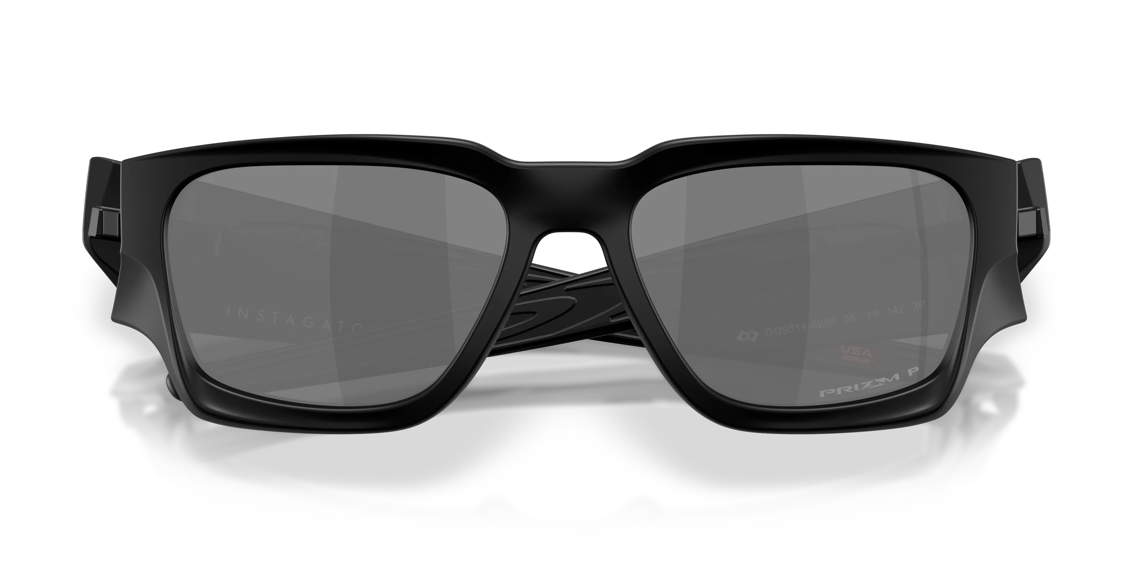 Oakley OO9514 INSTAGATOR 951402 Occhiali da sole O_Matter Nero Grigio Squadrata Polarizzata - immagine 2
