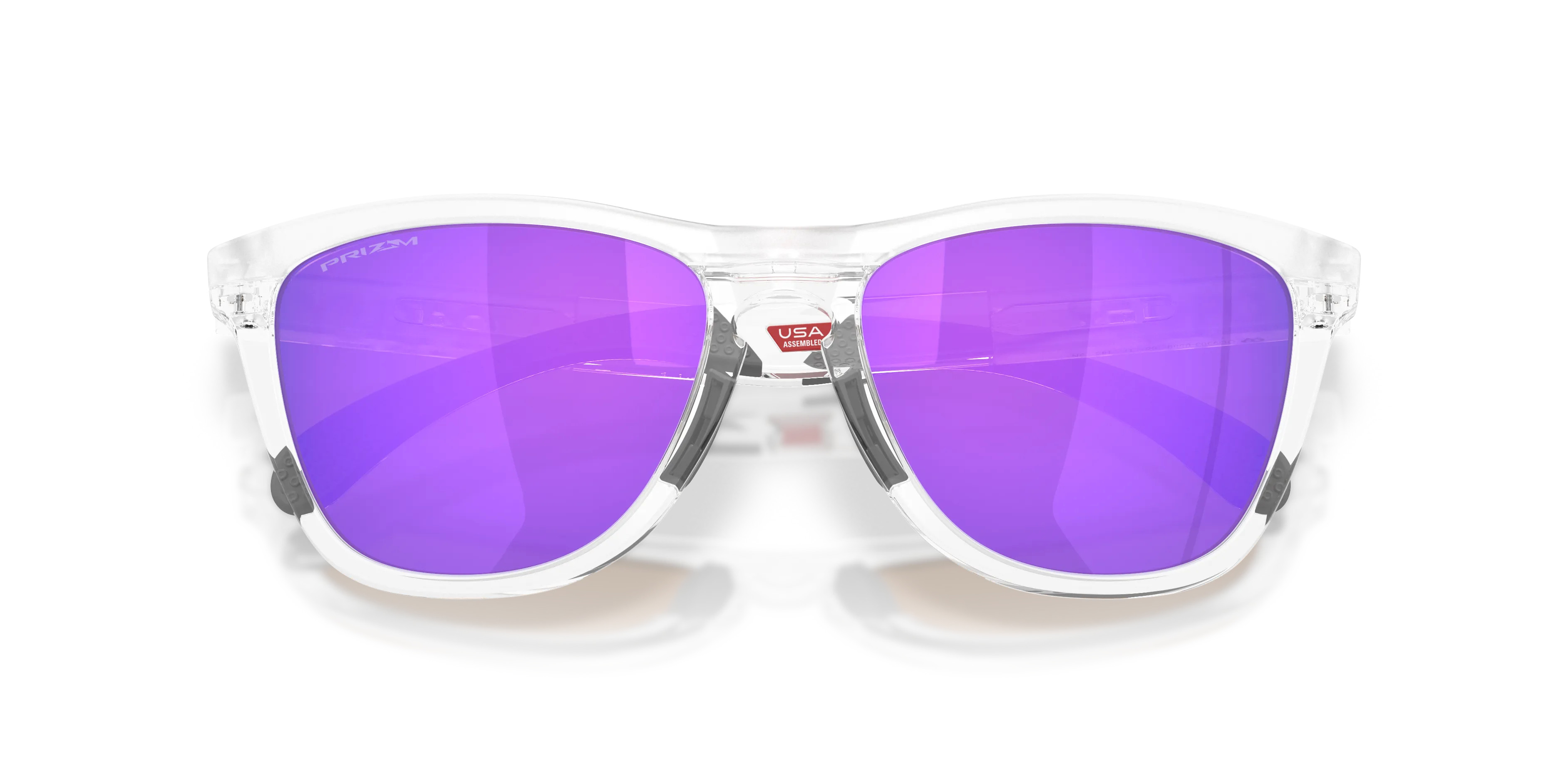 Oakley OO9503 FROGSKINS RANGE XL 950305 Occhiali da sole O_Matter Trasparente Viola Rotonda Normale - immagine 2