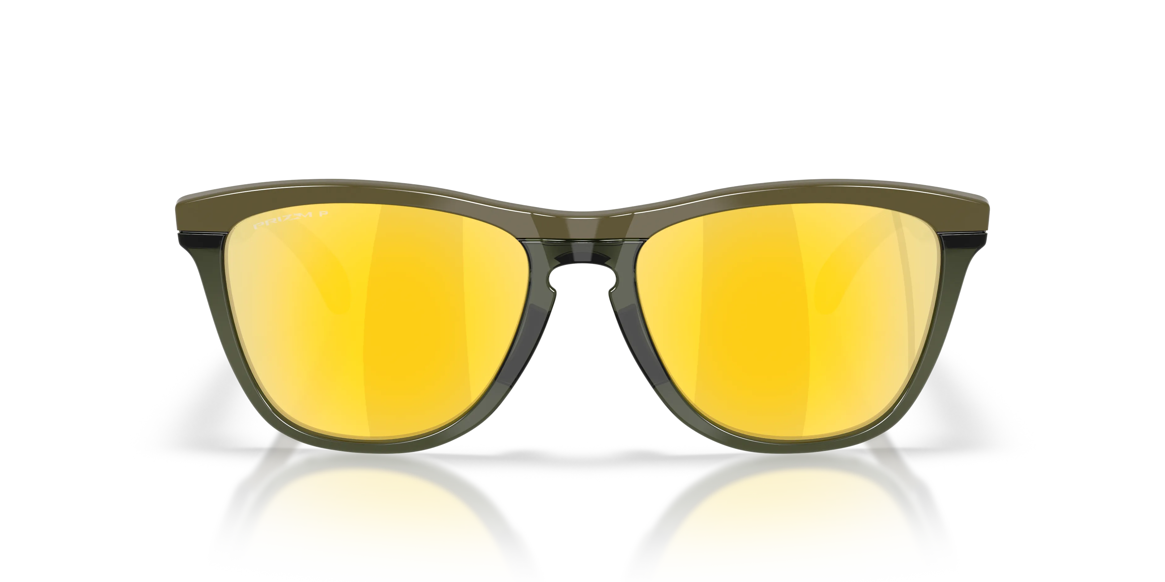 Oakley OO9503 FROGSKINS RANGE XL 950304 Occhiali da sole O_Matter Verde Oro Rotonda Polarizzata - immagine 3