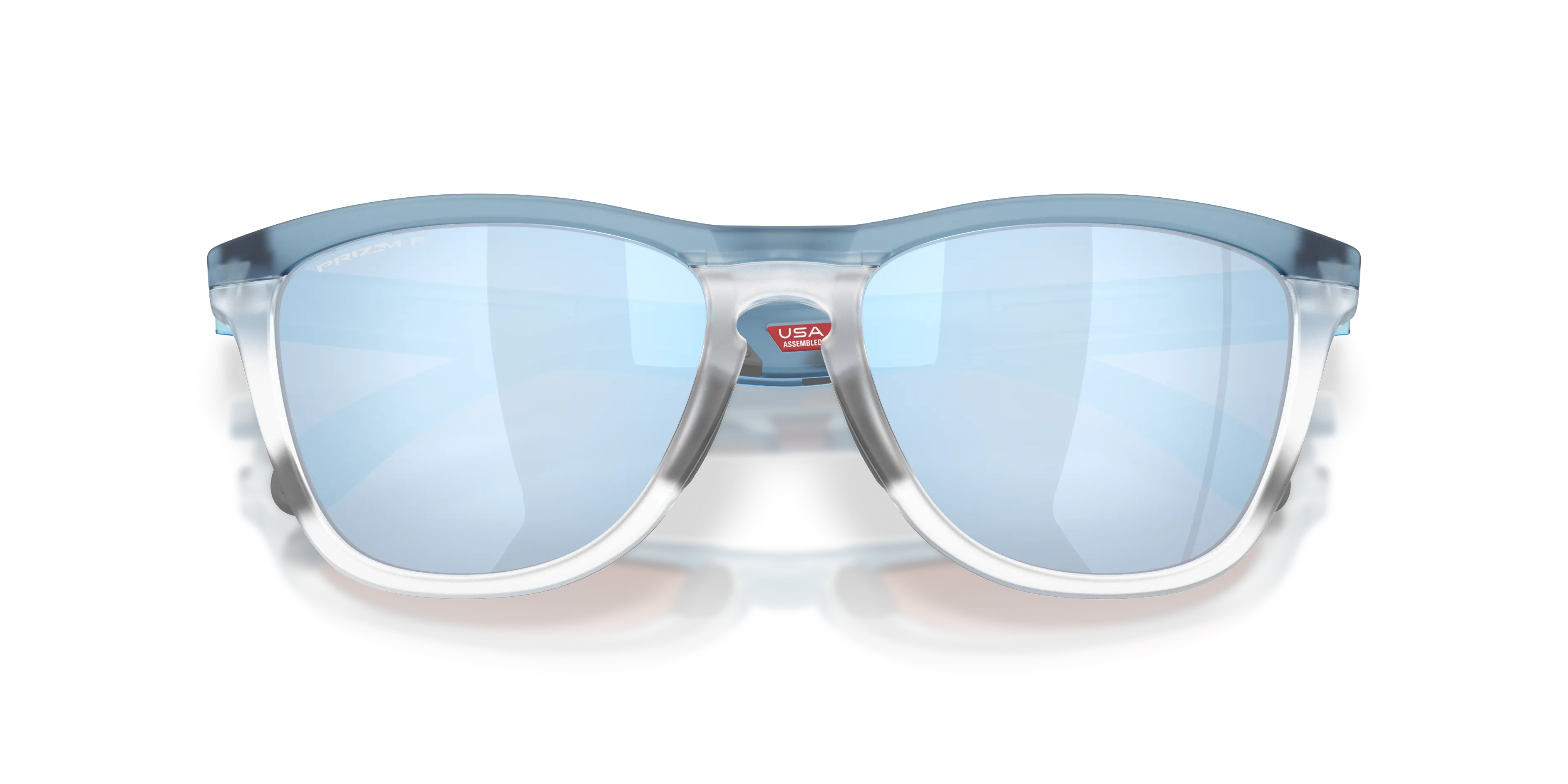 Oakley OO9503 FROGSKINS RANGE XL 950303 Occhiali da sole O_Matter Blu Blu Rotonda Polarizzata - immagine 2