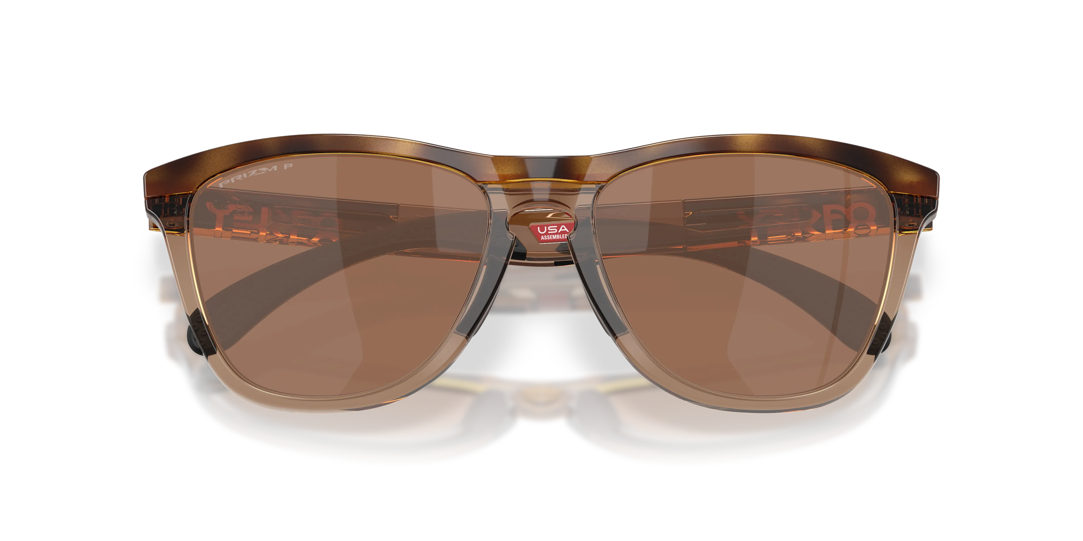 Oakley OO9503 FROGSKINS RANGE XL 950302 Occhiali da sole O_Matter Marrone Marrone Rotonda Polarizzata - immagine 2