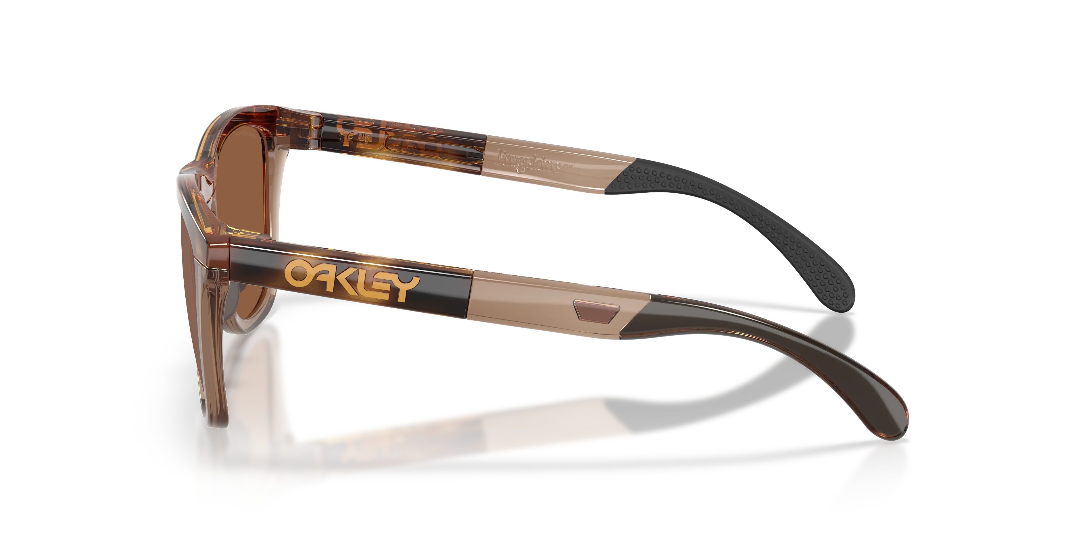 Oakley OO9503 FROGSKINS RANGE XL 950302 Occhiali da sole O_Matter Marrone Marrone Rotonda Polarizzata - immagine 4