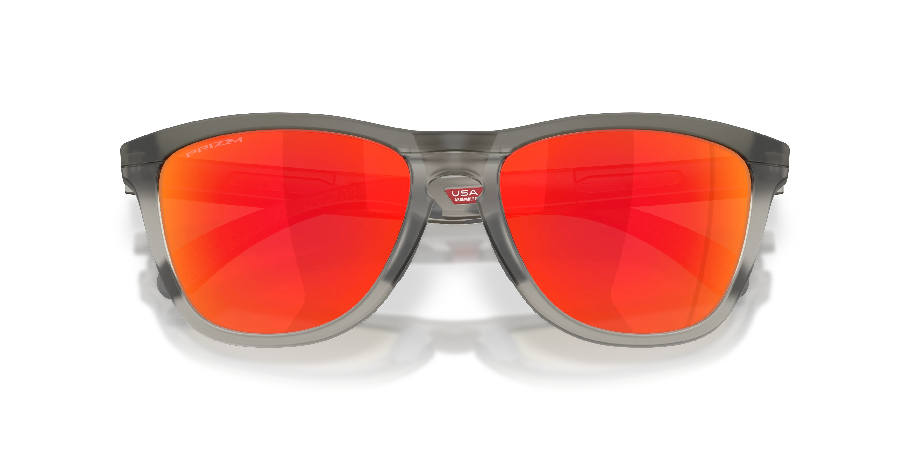 Oakley OO9503 FROGSKINS RANGE XL 950301 Occhiali da sole O_Matter Grigio Rosso Rotonda Normale - immagine 2