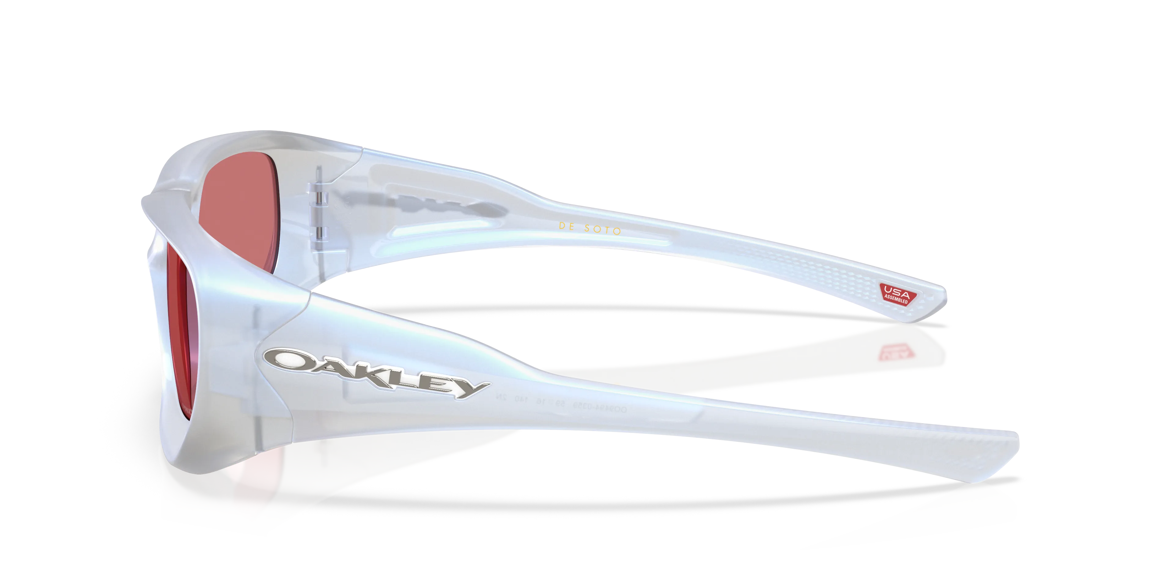 Oakley OO9494 DE SOTO 949403 Occhiali da sole O_Matter Grigio Rosso Squadrata Normale - immagine 4