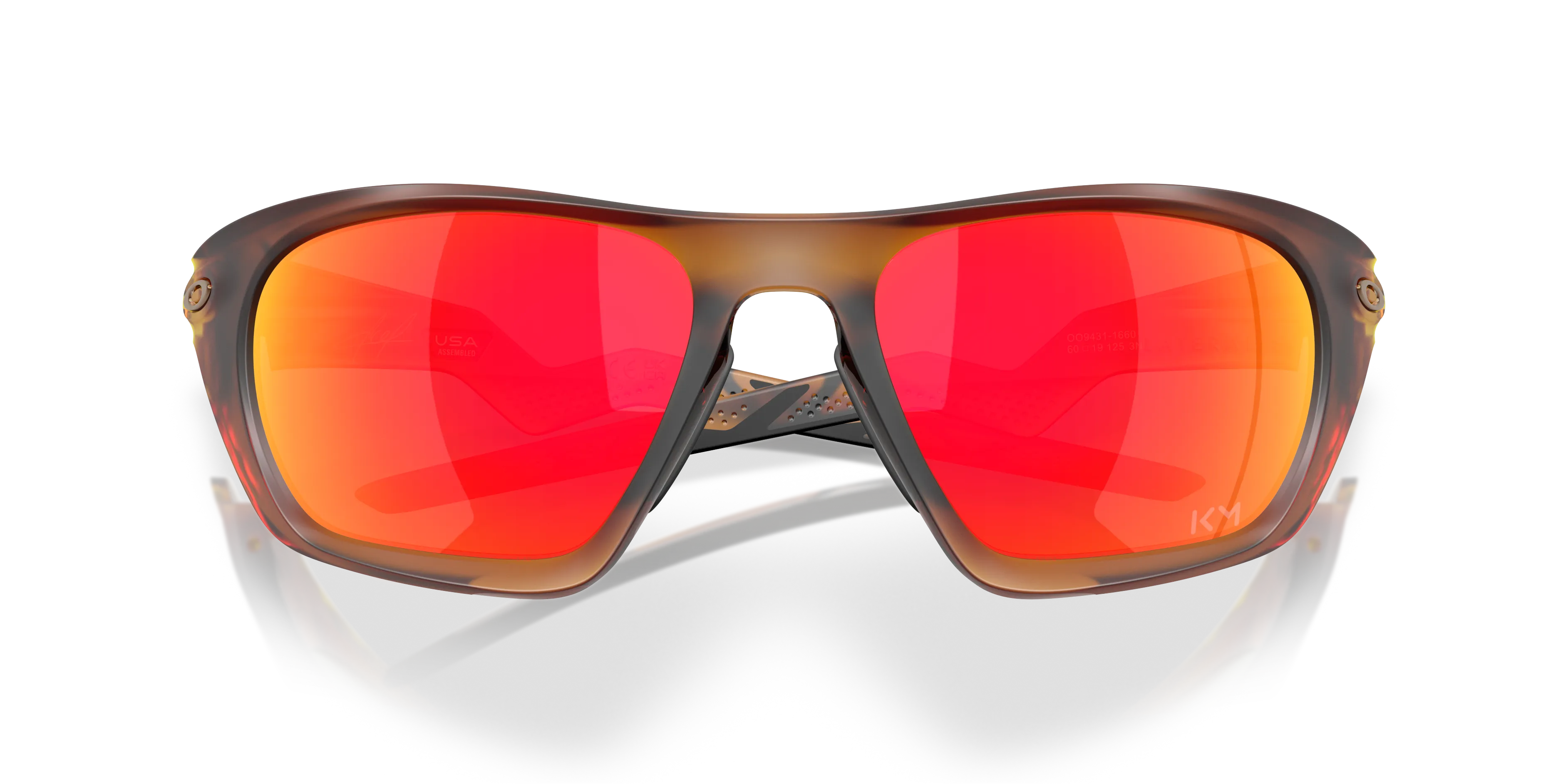 Oakley OO9431 LATERALIS 943116 Occhiali da sole O_Matter Marrone Rosso Squadrata Normale - immagine 2