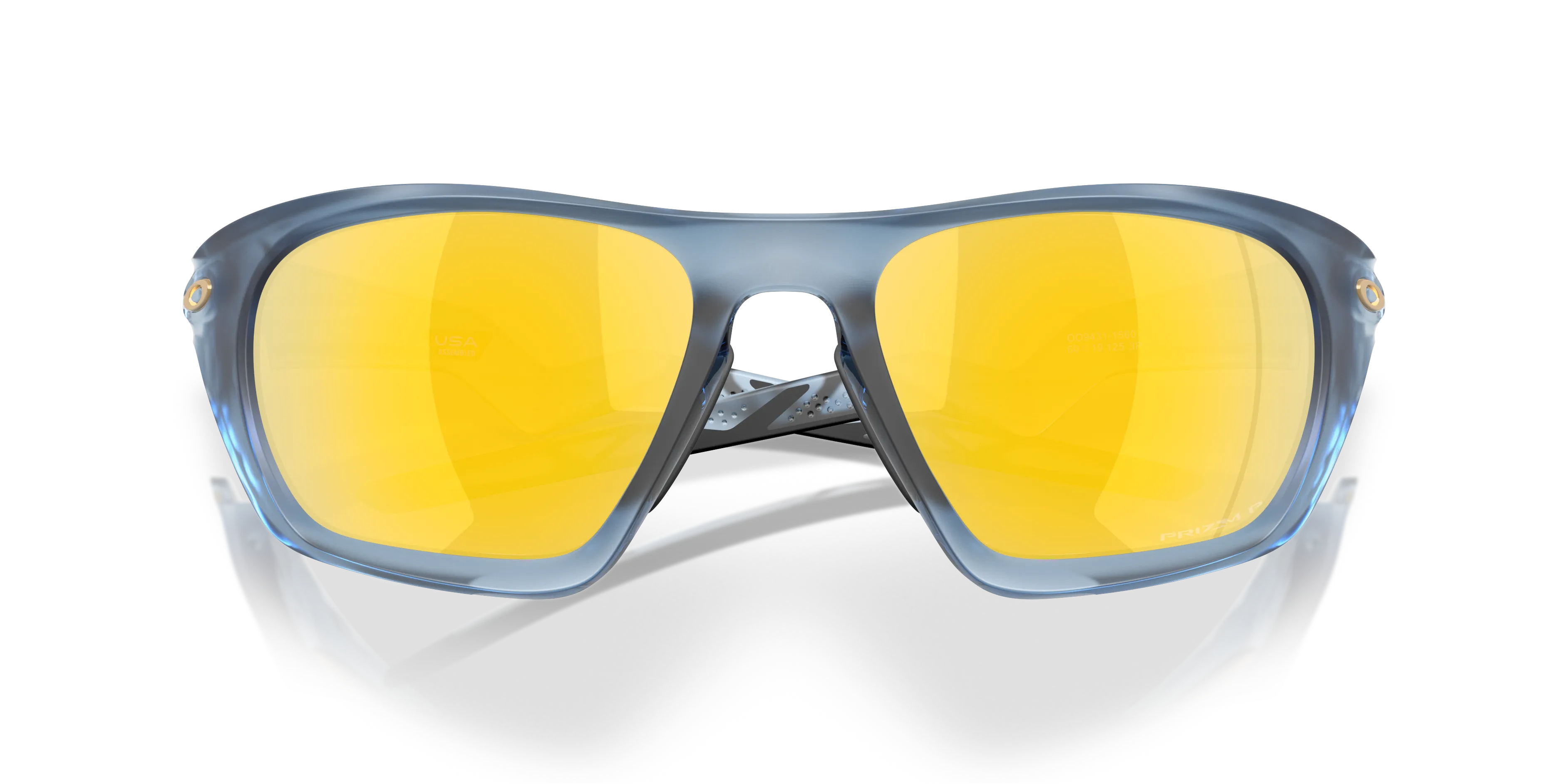Oakley OO9431 LATERALIS 943115 Occhiali da sole O_Matter Blu Oro Squadrata Polarizzata - immagine 2
