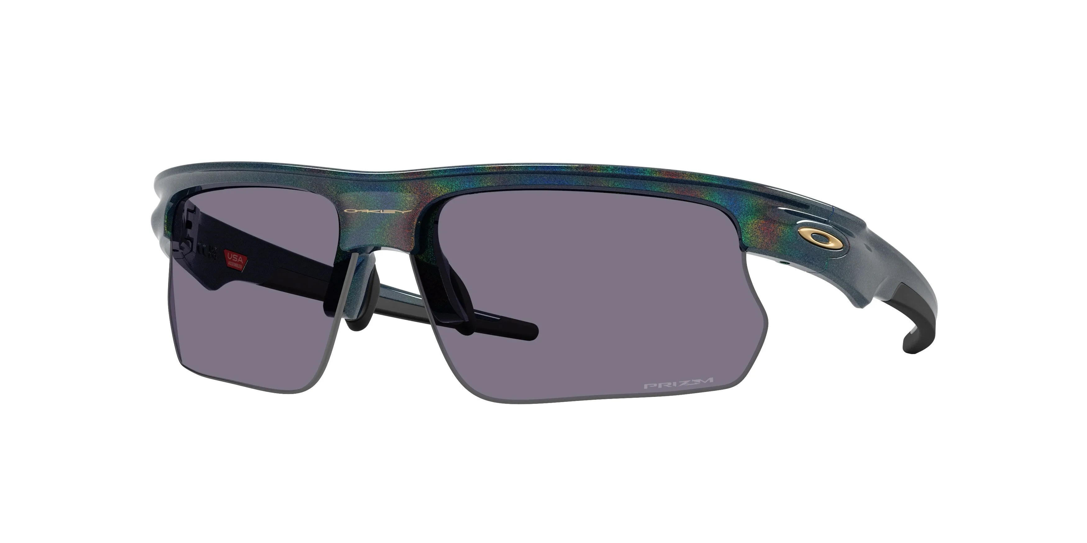 Oakley OO9400 BISPHAERA 940026 Occhiali da sole O_Matter Blu Grigio Squadrata Normale - immagine 1