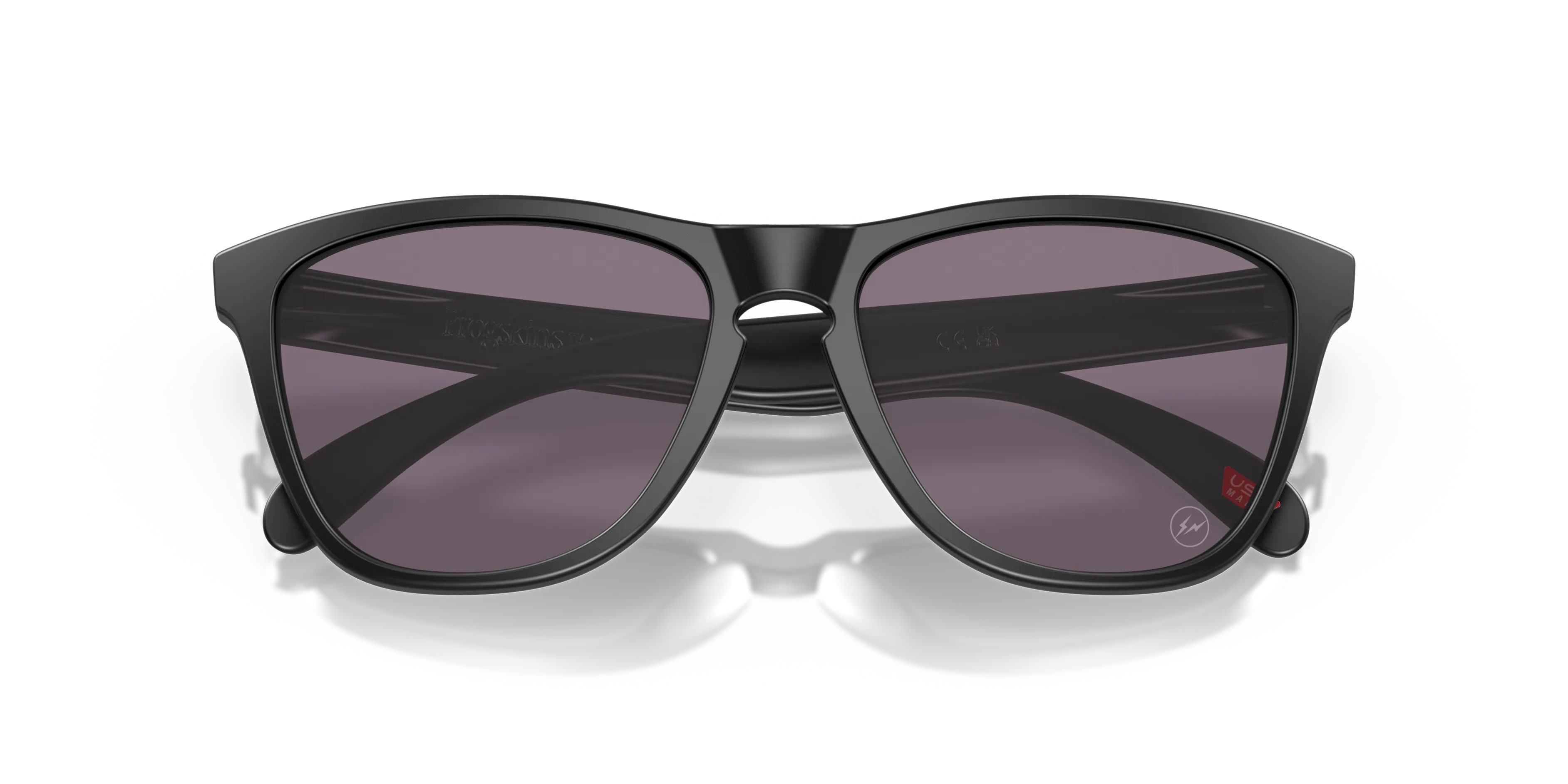 Oakley OO9245 FROGSKINS (A) 9245E1 Occhiali da sole O_Matter Nero Grigio Squadrata Normale - immagine 2