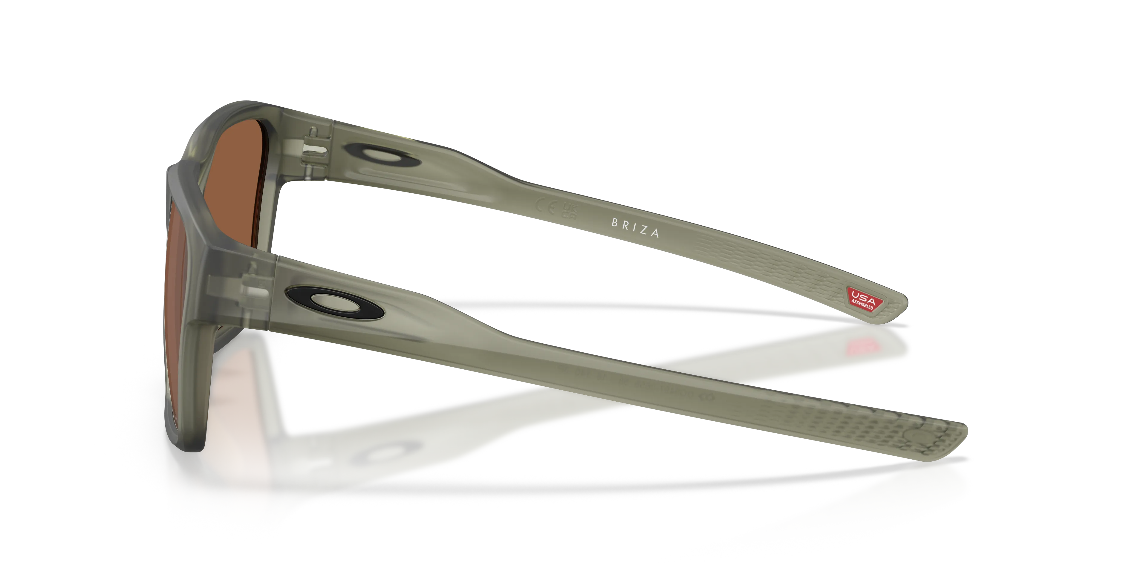 Oakley OO9497 BRIZA 949705 Occhiali da sole O_Matter Verde Marrone Squadrata Polarizzata - immagine 4
