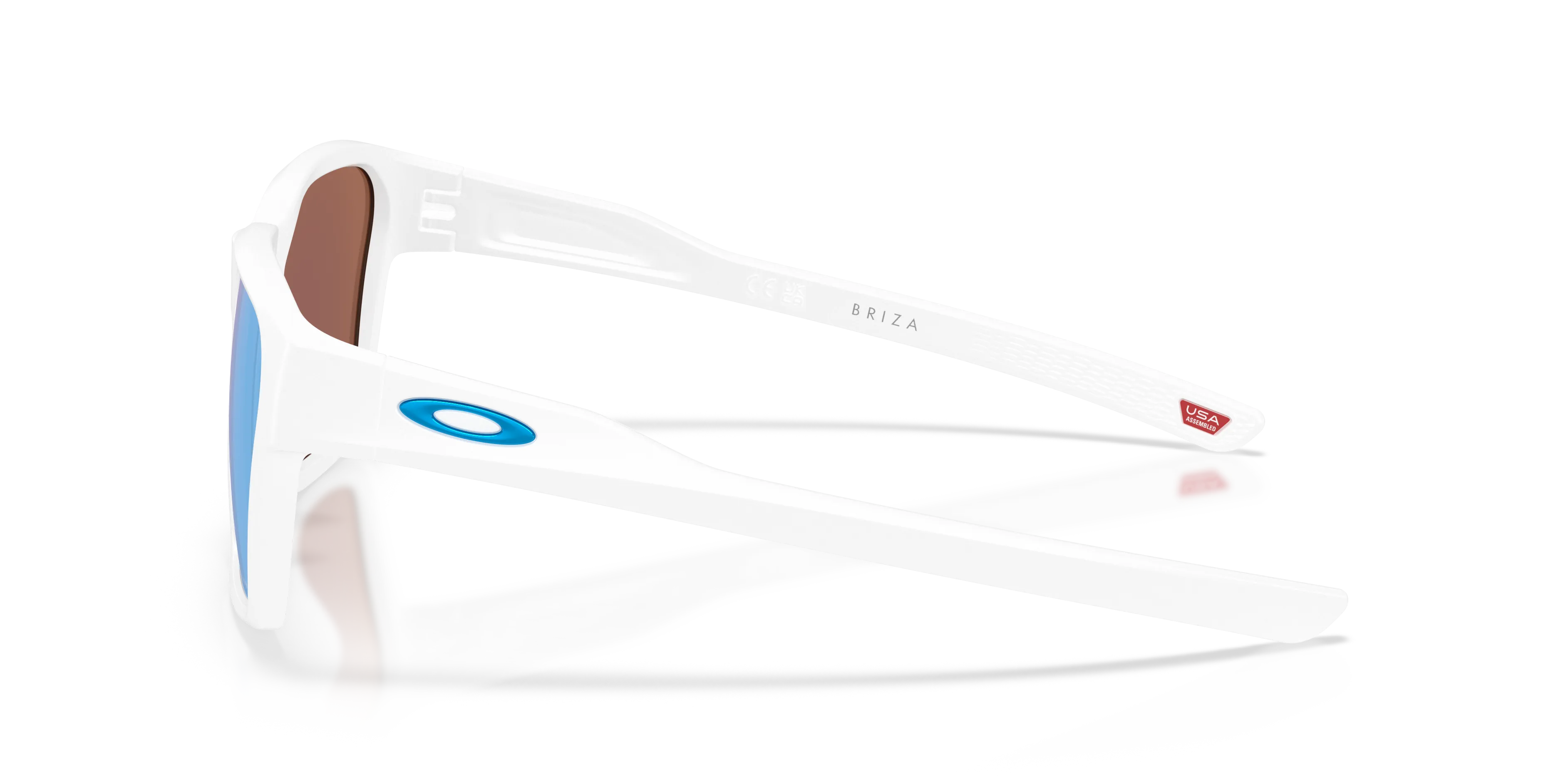 Oakley OO9497 BRIZA 949704 Occhiali da sole O_Matter Bianco Blu Squadrata Polarizzata - immagine 4