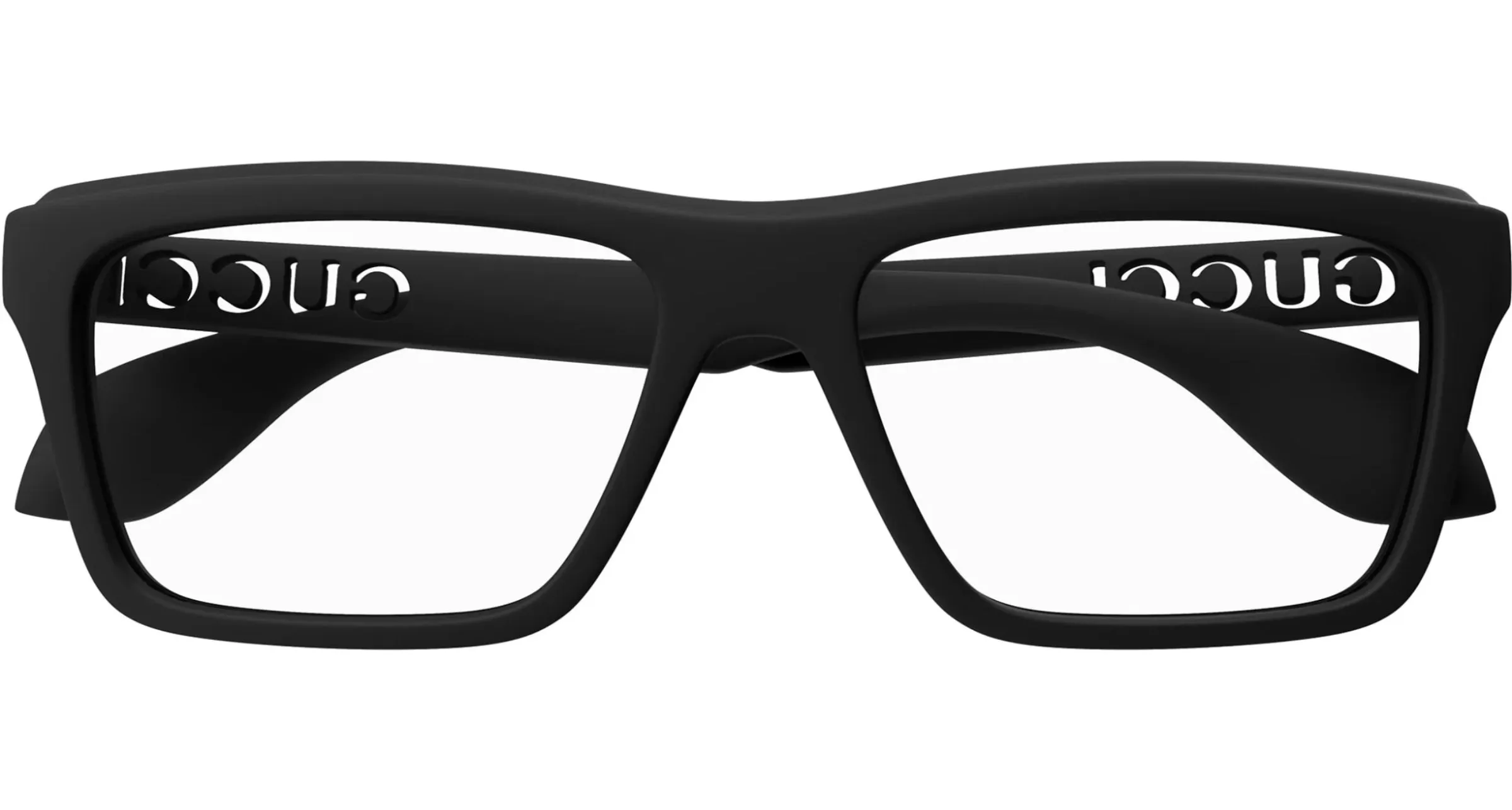 Gucci GG1573O 001 Montature da vista Iniettato Nero Squadrata - immagine 2