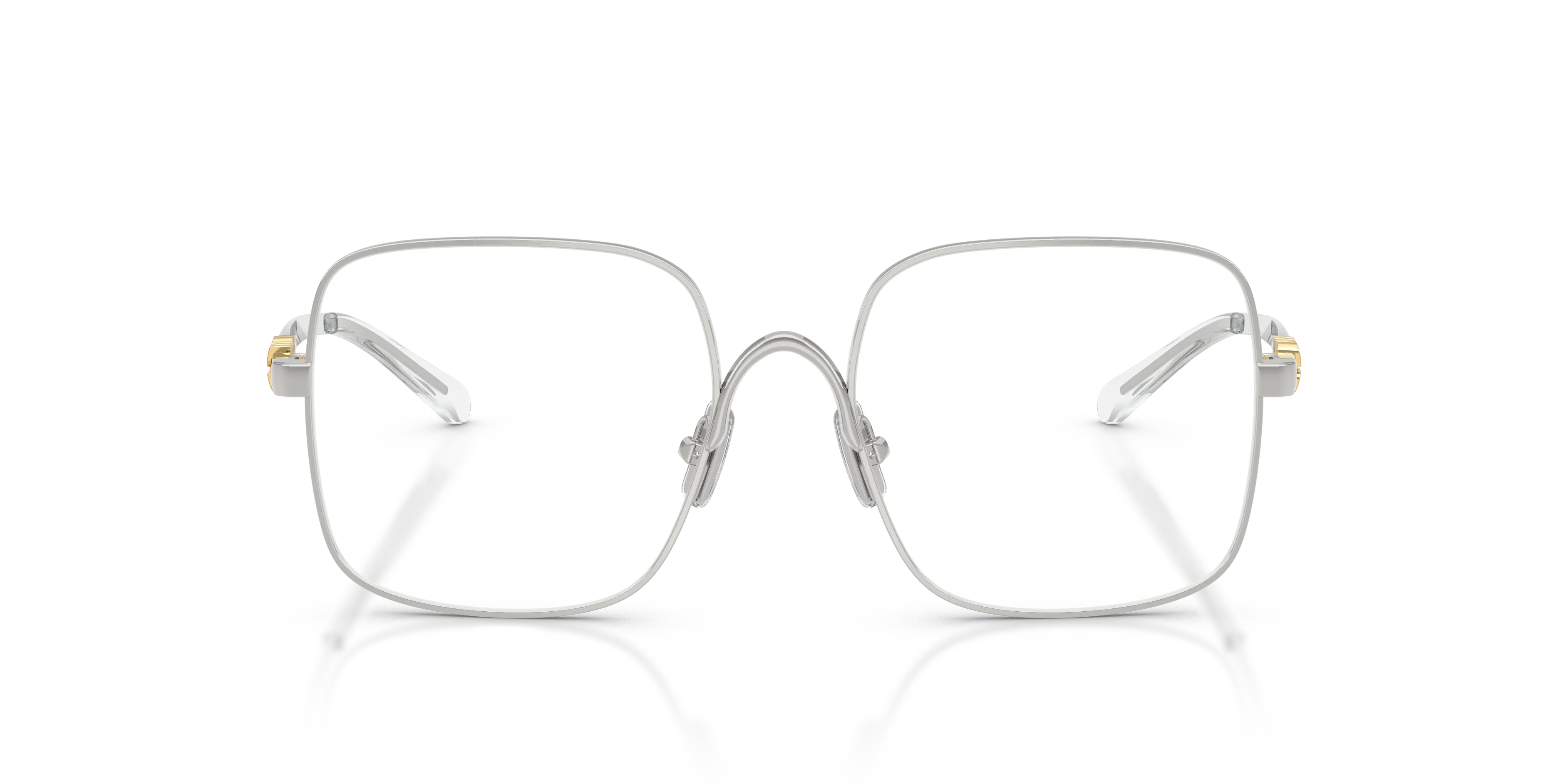 Miu Miu MU 51YV 1BC1O1 Montature da vista Metallo Argento Squadrata Normale - immagine 3