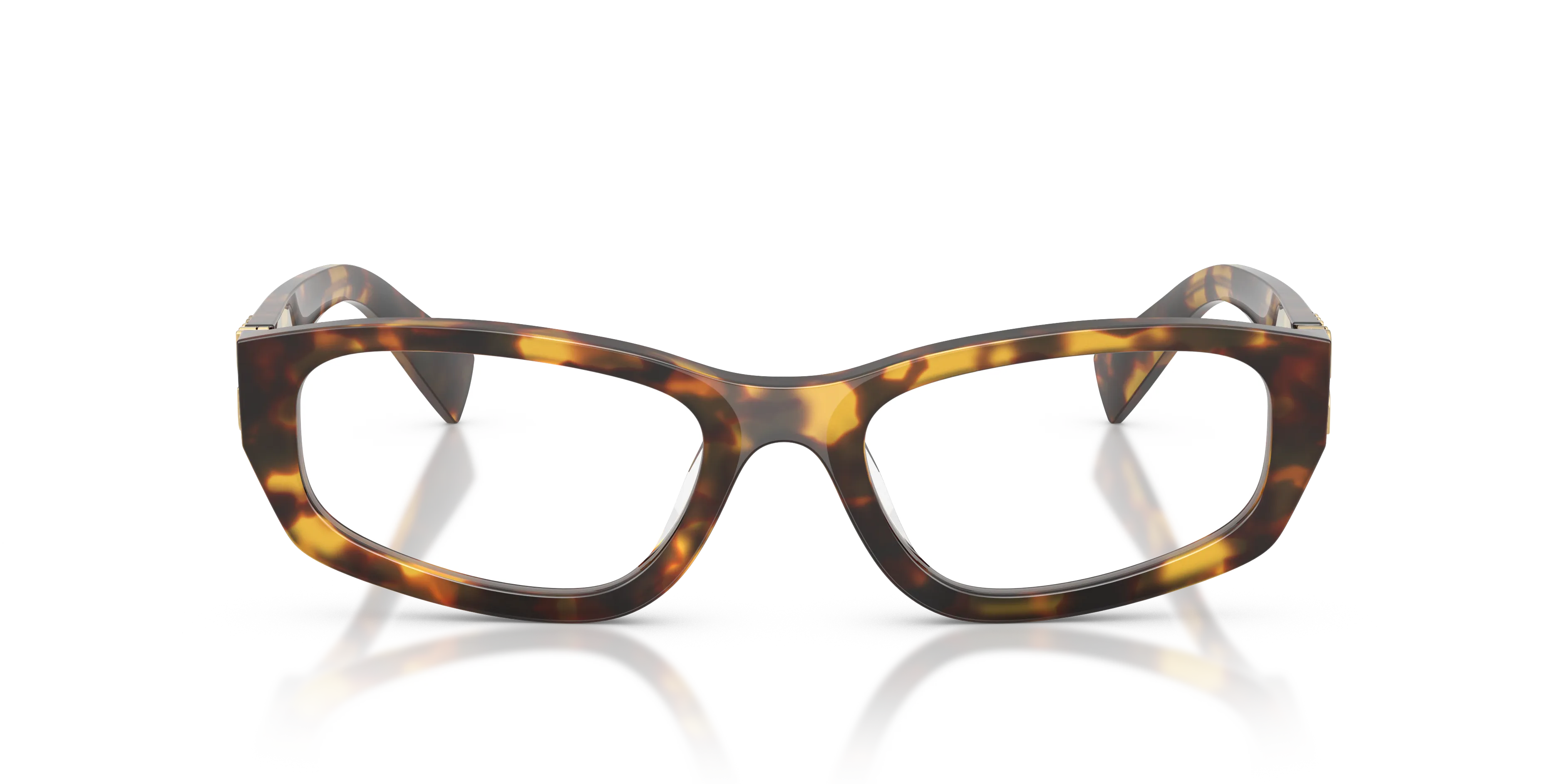 Miu Miu MU 04YV 14L1O1 Montature da vista Acetato Tartaruga Geometrica Normale - immagine 3