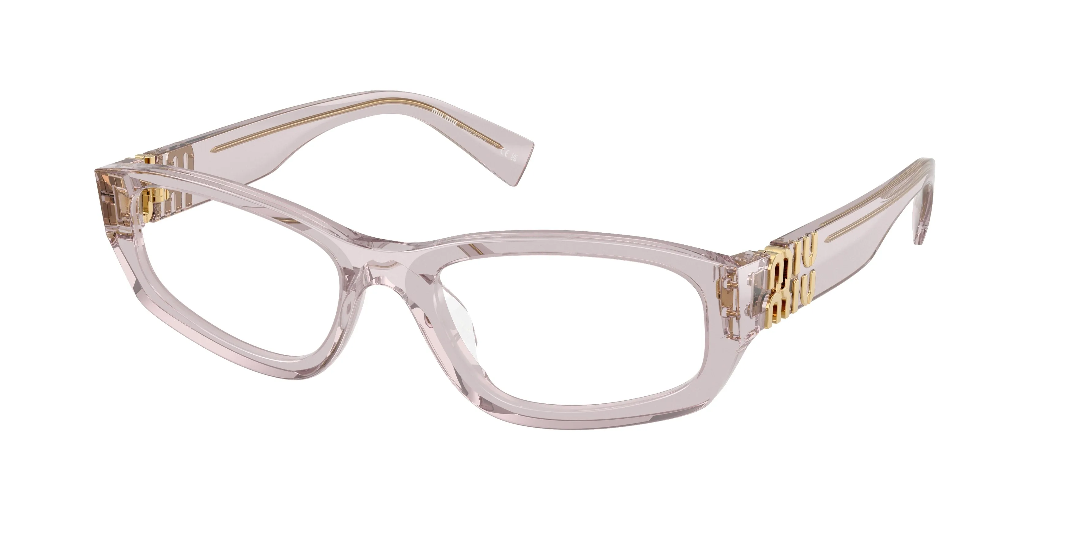 Miu Miu MU 04YV 12W1O1 Montature da vista Acetato Viola Geometrica Normale - immagine 1