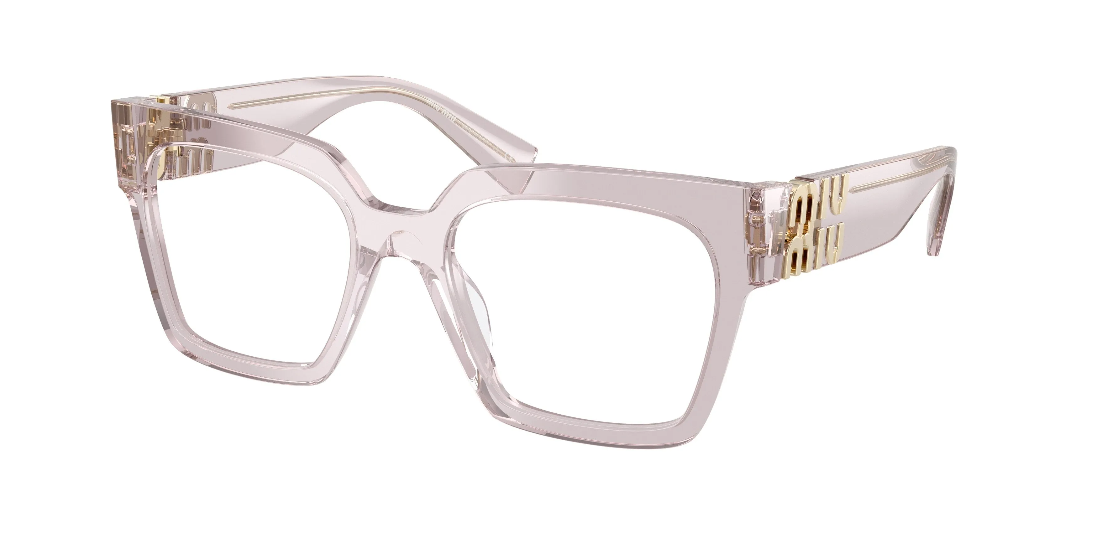 Miu Miu MU 04UV 12W1O1 Montature da vista Acetato Viola Squadrata Normale - immagine 1