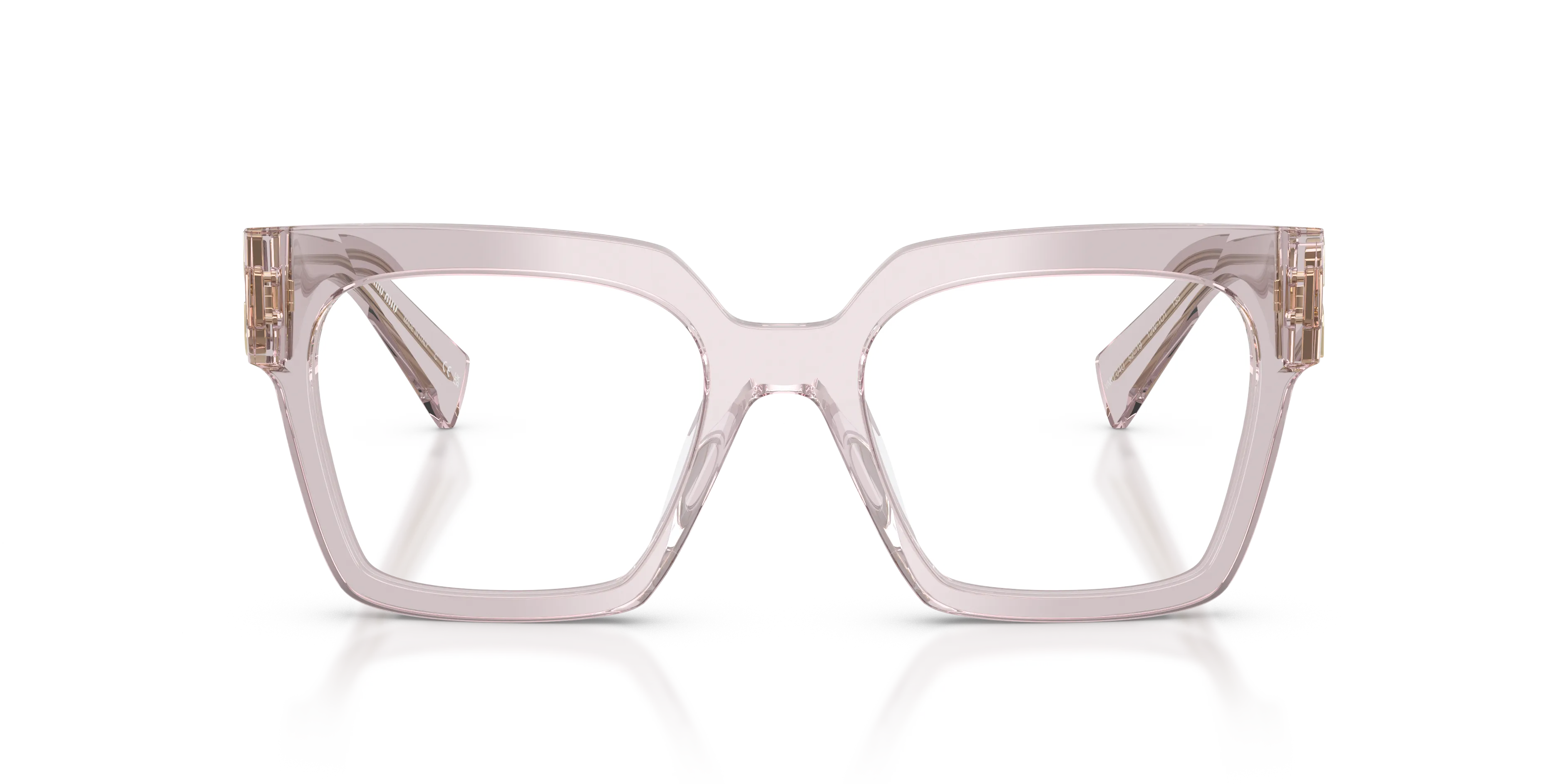 Miu Miu MU 04UV 12W1O1 Montature da vista Acetato Viola Squadrata Normale - immagine 3