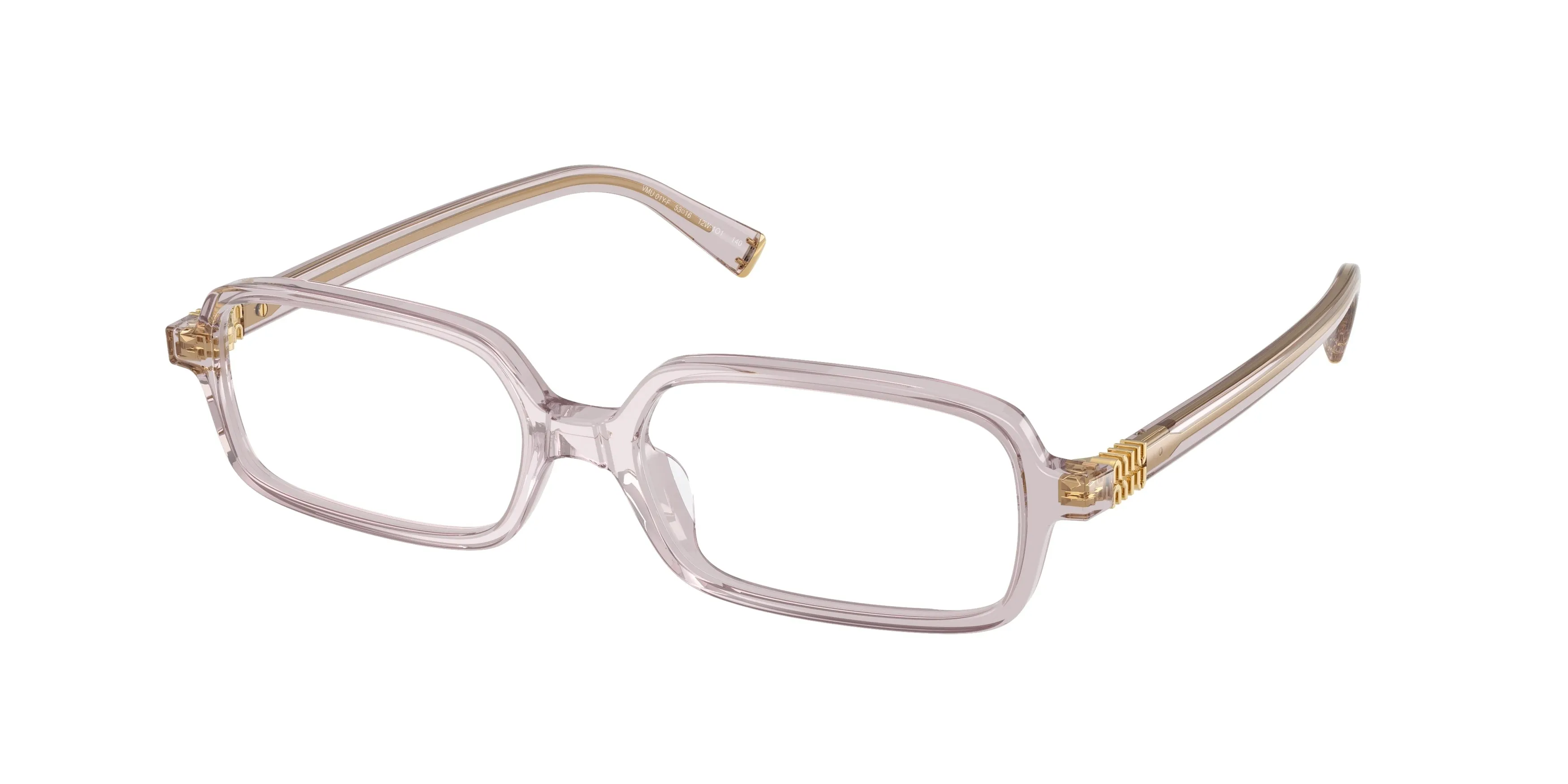Miu Miu MU 01YV 12W1O1 Montature da vista Acetato Viola Squadrata Normale - immagine 1
