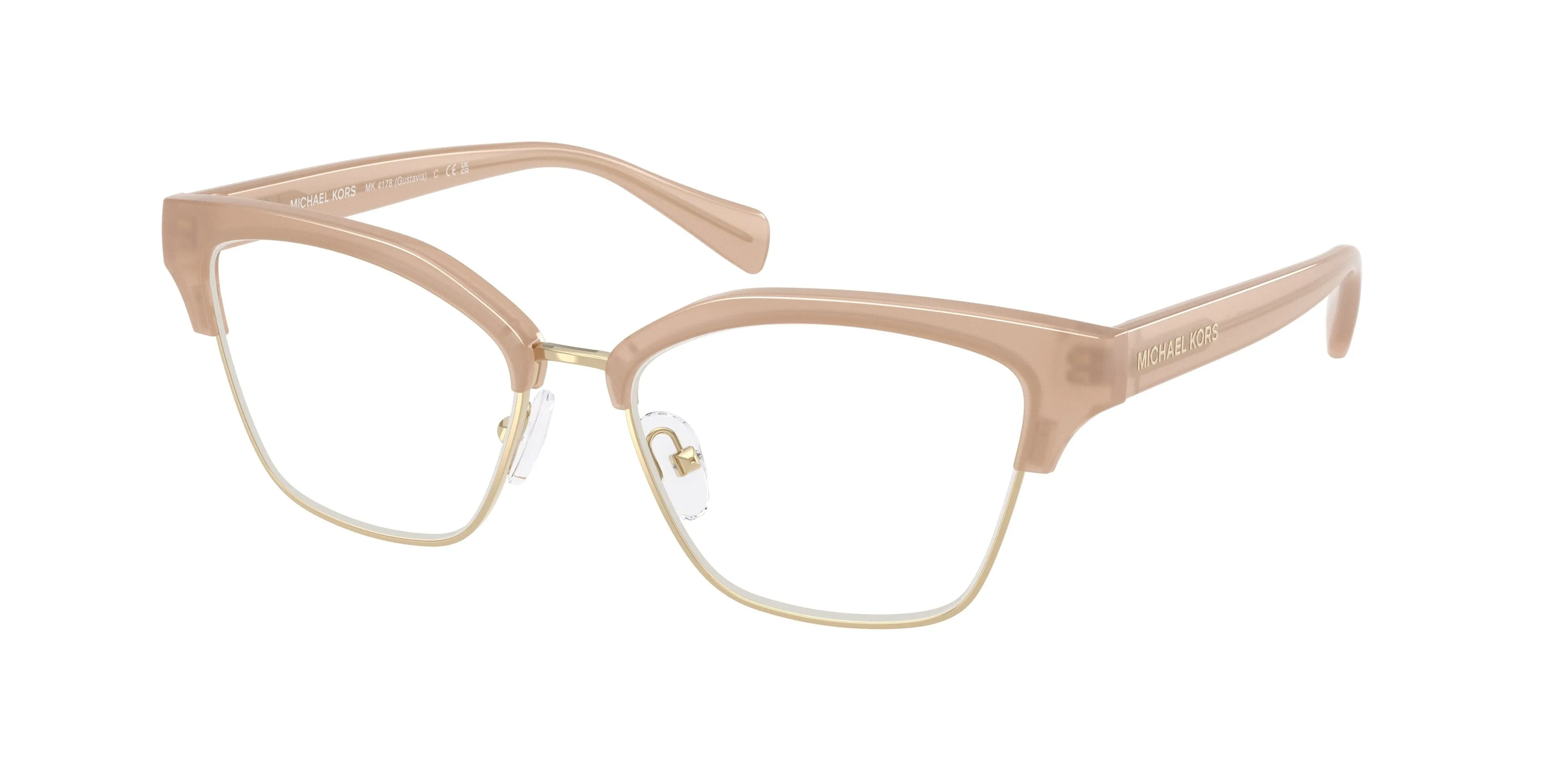 Michael Kors MK4178 GUSTAVIA 4038 Montature da vista Iniettato Marrone Squadrata Normale - immagine 1