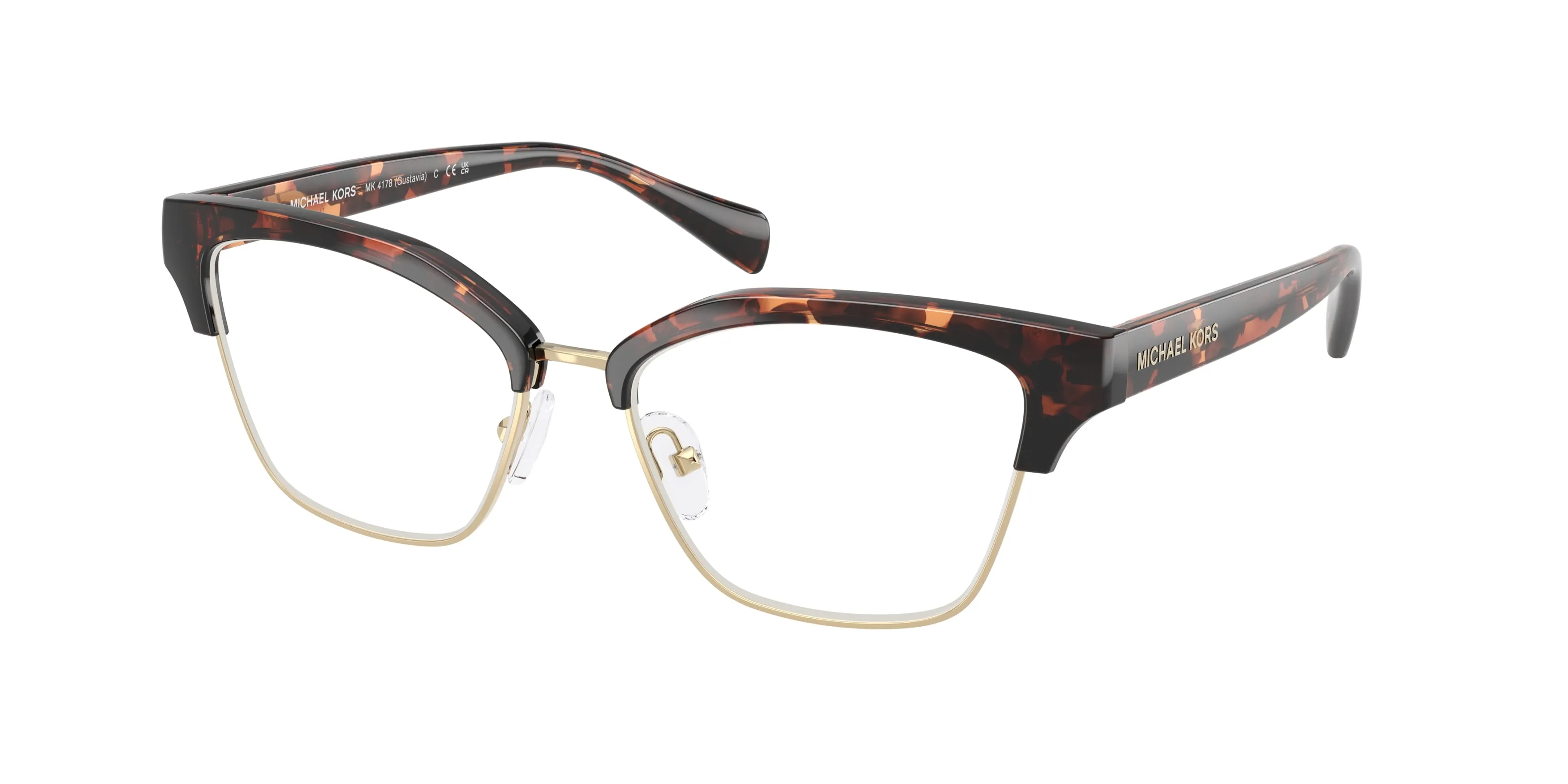 Michael Kors MK4178 GUSTAVIA 3006 Montature da vista Iniettato Tartaruga Squadrata Normale - immagine 1