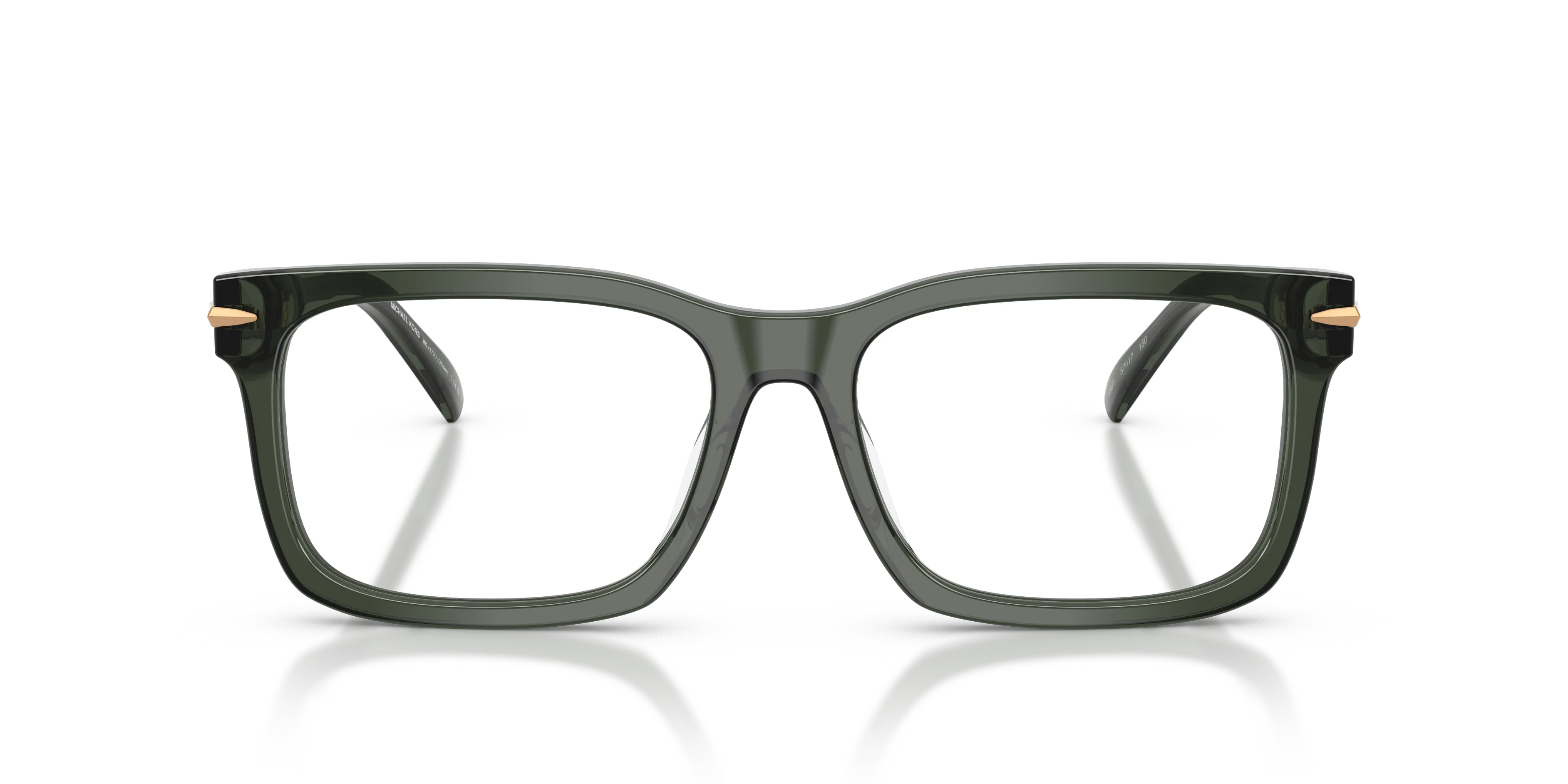 Michael Kors MK4177U OTTAWA 3961 Montature da vista Acetato Verde Squadrata Normale - immagine 3
