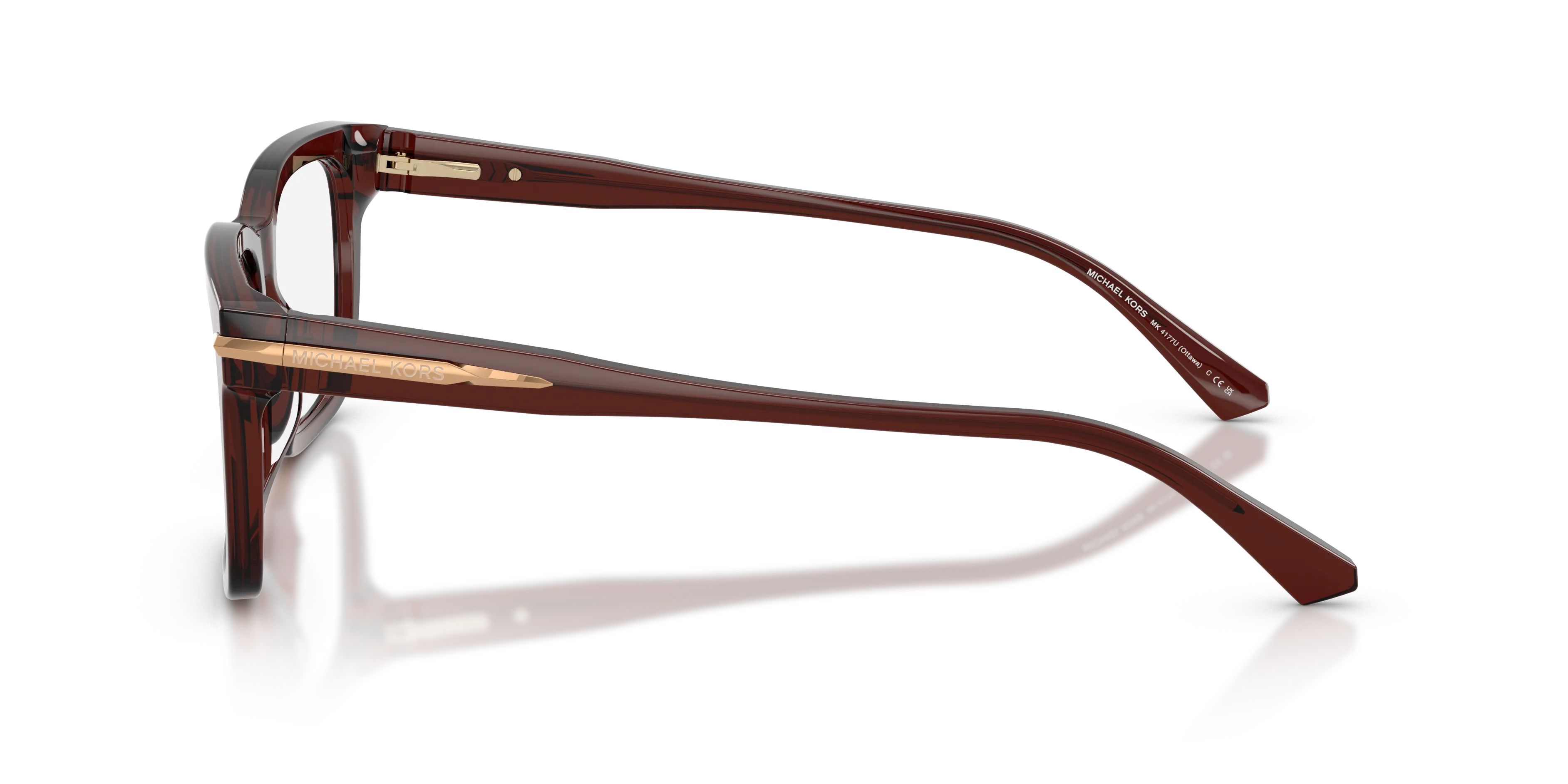 Michael Kors MK4177U OTTAWA 3401 Montature da vista Acetato Marrone Squadrata Normale - immagine 4