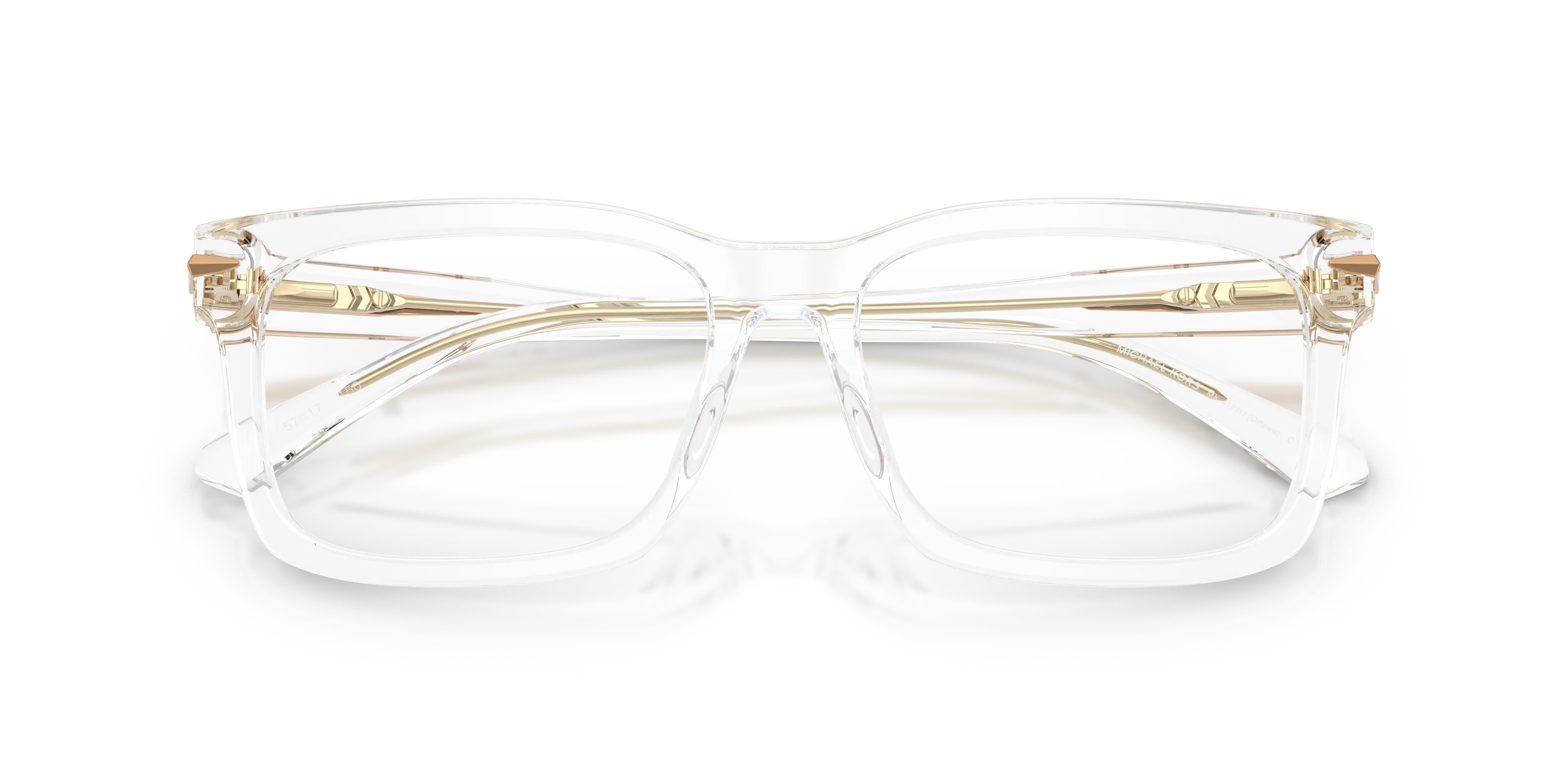Michael Kors MK4177U OTTAWA 3015 Montature da vista Acetato Trasparente Squadrata Normale - immagine 2