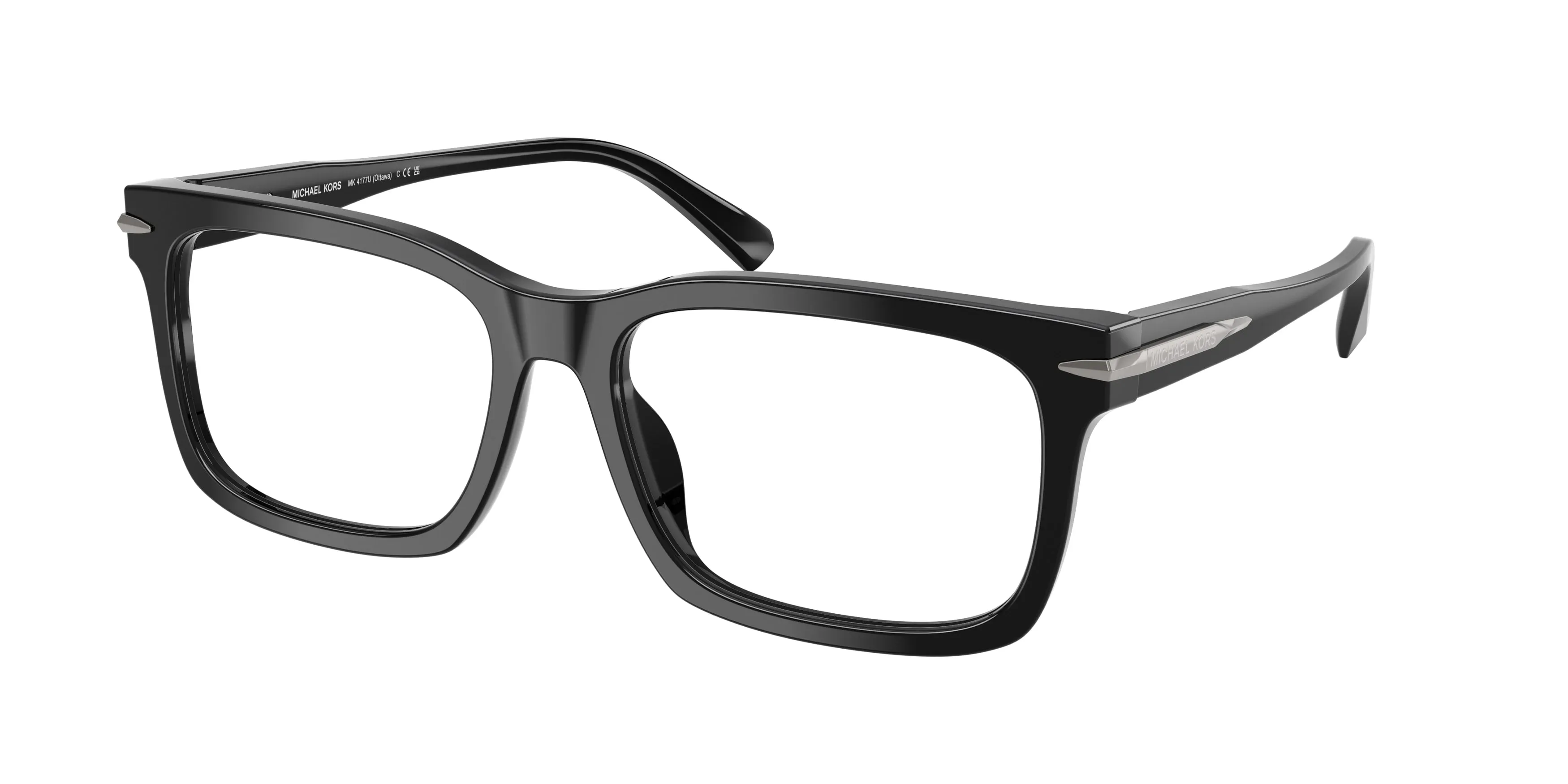 Michael Kors MK4177U OTTAWA 3005 Montature da vista Acetato Nero Squadrata Normale - immagine 1
