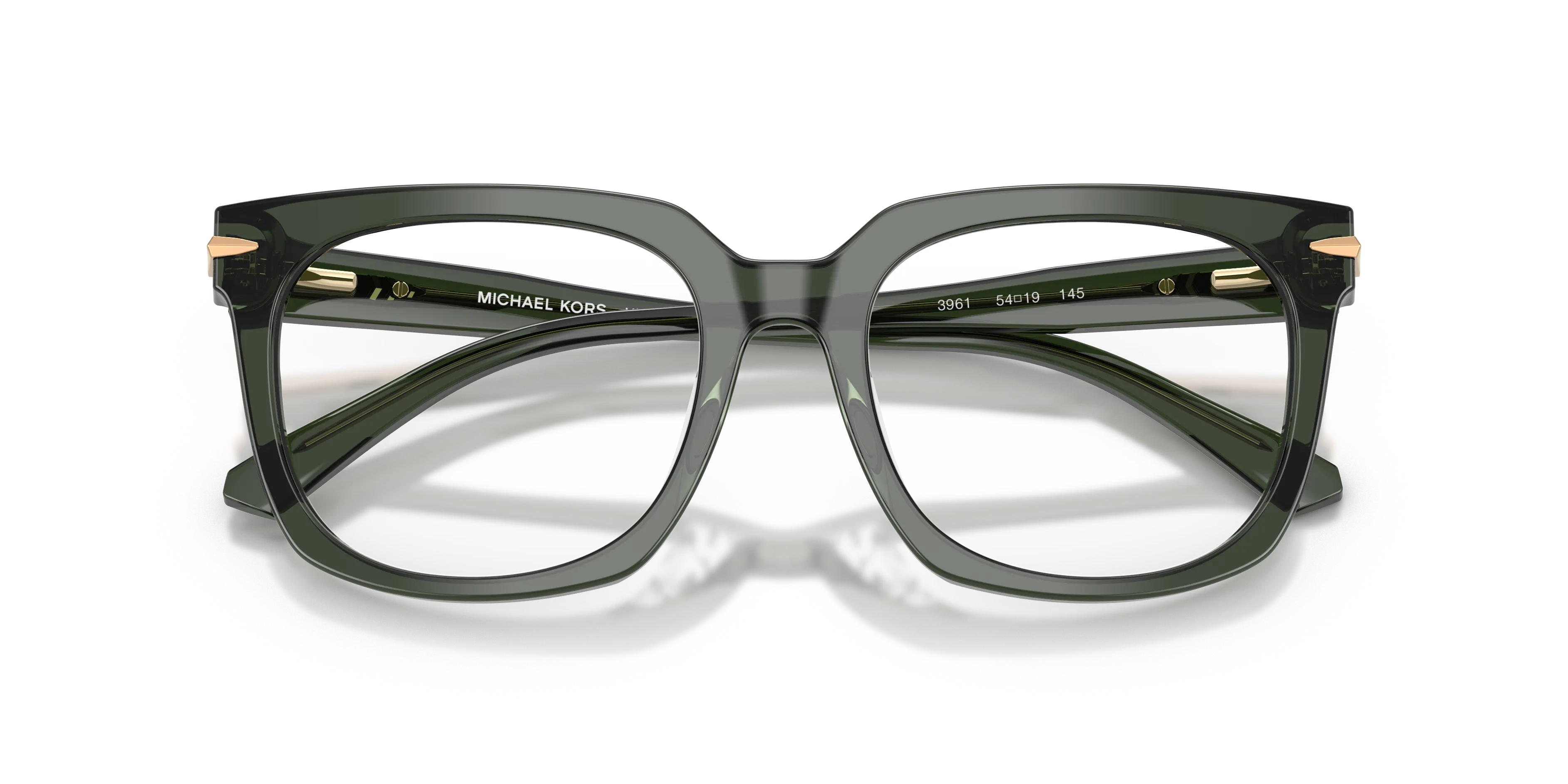 Michael Kors MK4176U ONTARIO 3961 Montature da vista Acetato Verde Squadrata Normale - immagine 2