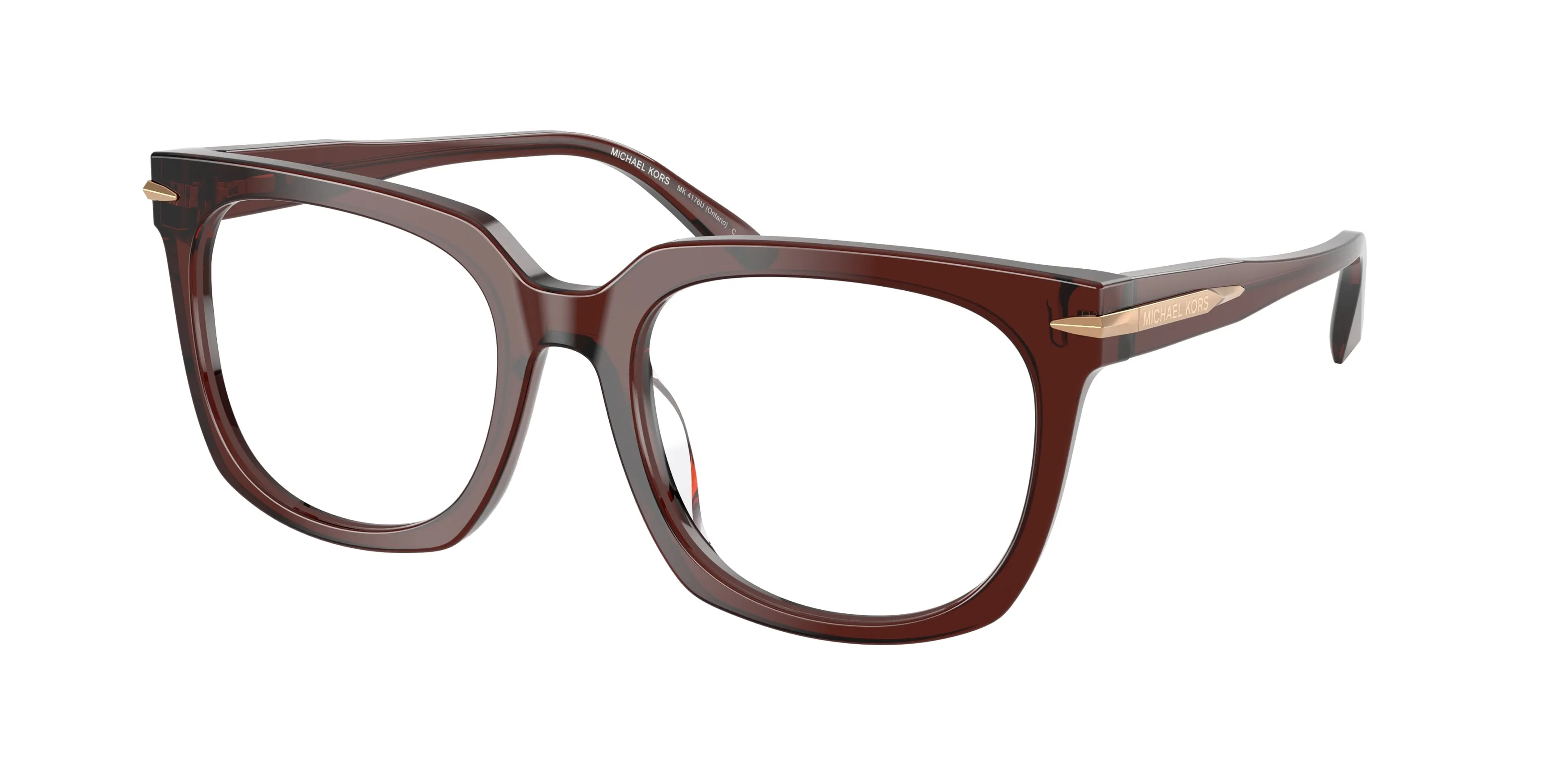 Michael Kors MK4176U ONTARIO 3401 Montature da vista Acetato Marrone Squadrata Normale - immagine 1