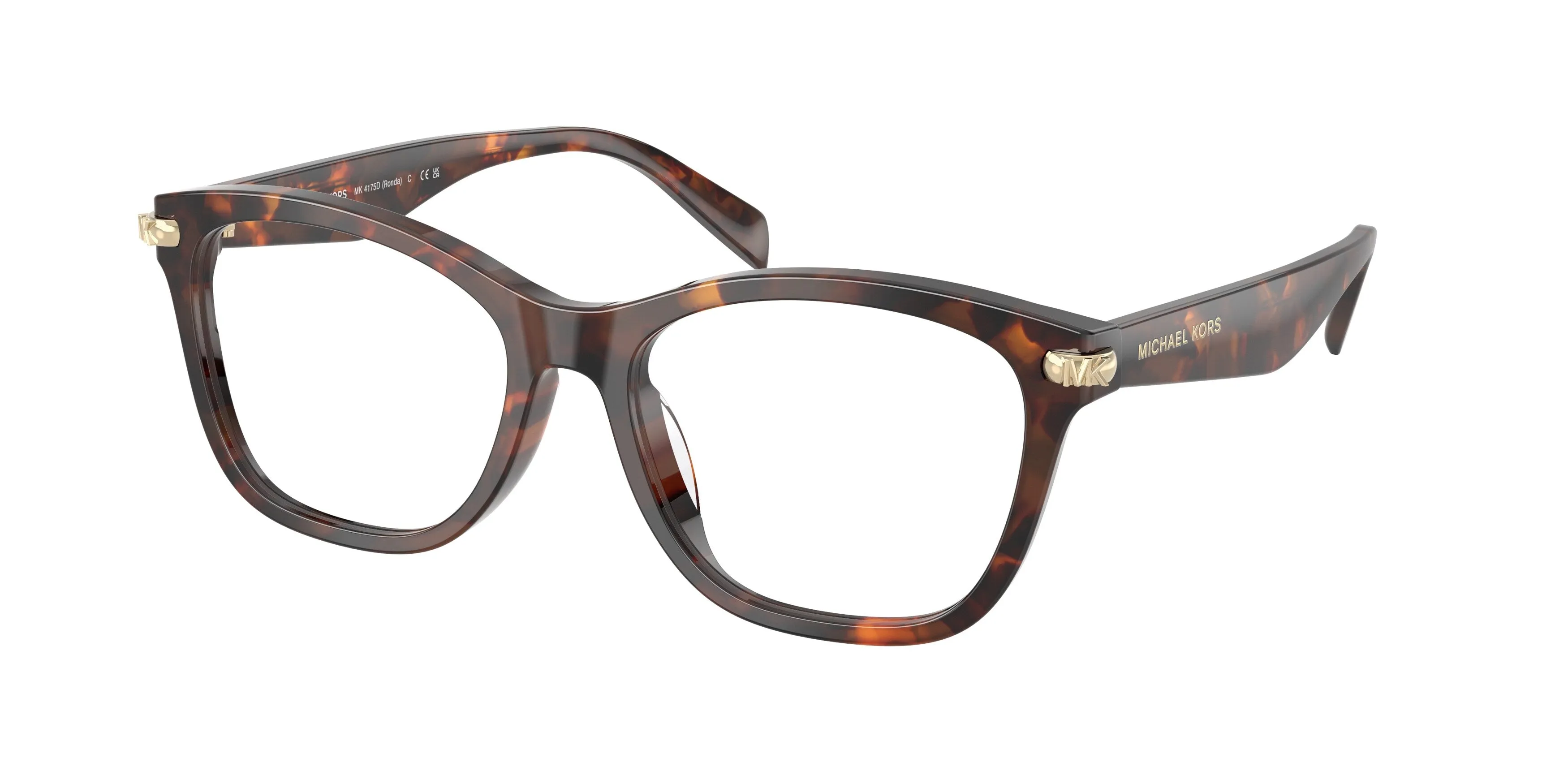 Michael Kors MK4175D RONDA 4031 Montature da vista Acetato Tartaruga Squadrata Normale - immagine 1